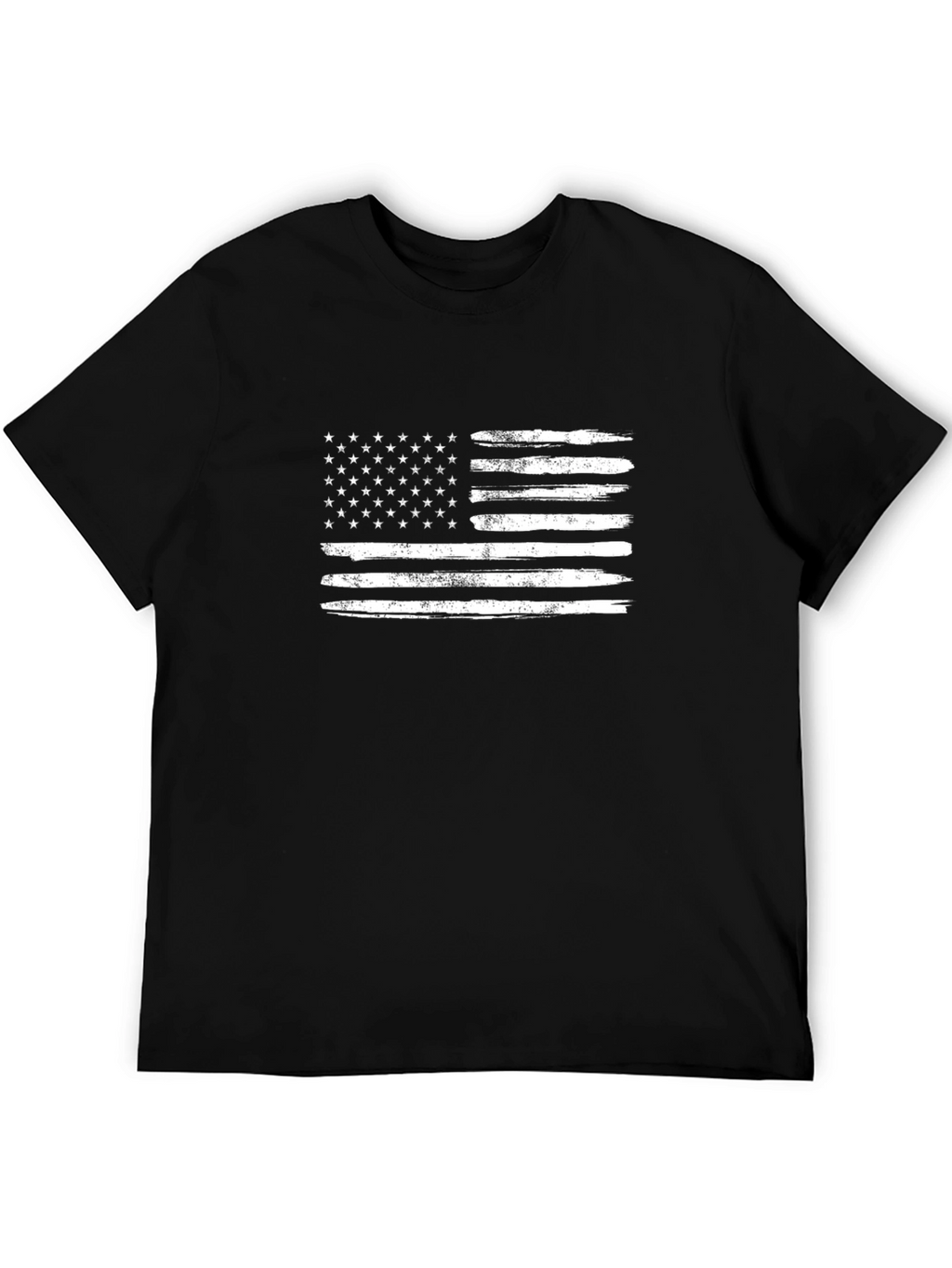 Distressed American Flag Graphic T-Shirt