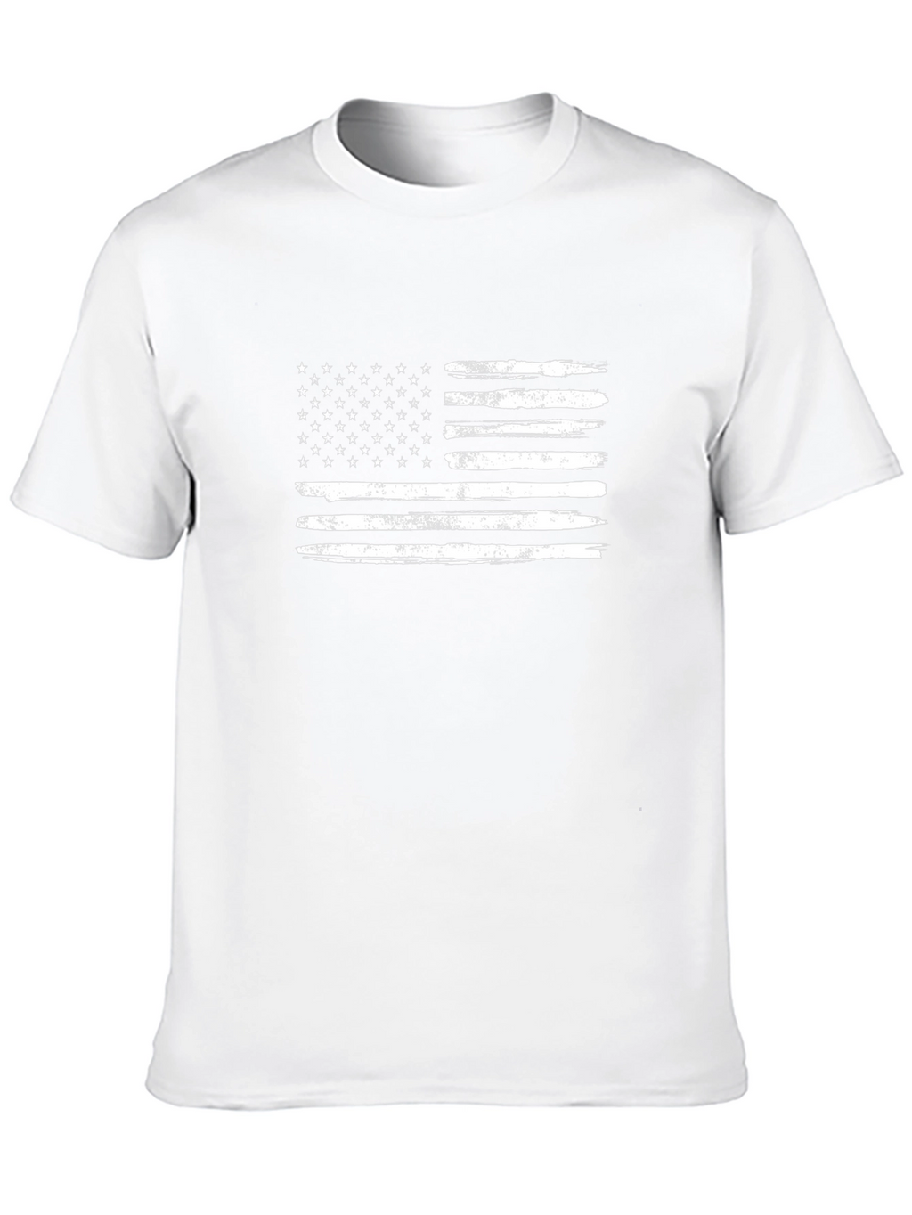 Distressed American Flag Graphic T-Shirt