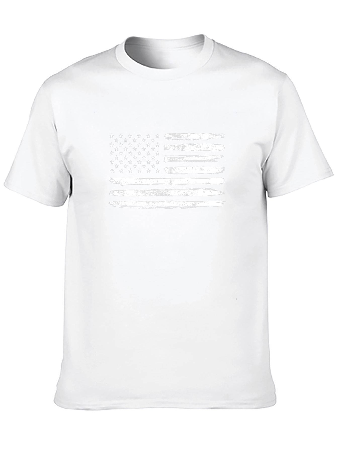Distressed American Flag Graphic T-Shirt