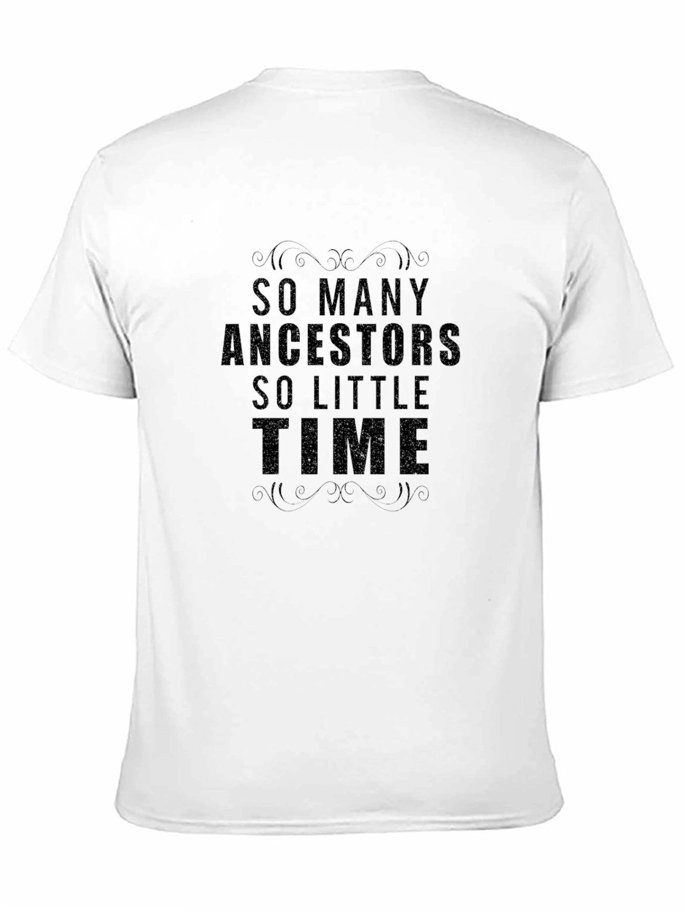 Ancestors So Little Time Black T-Shirt