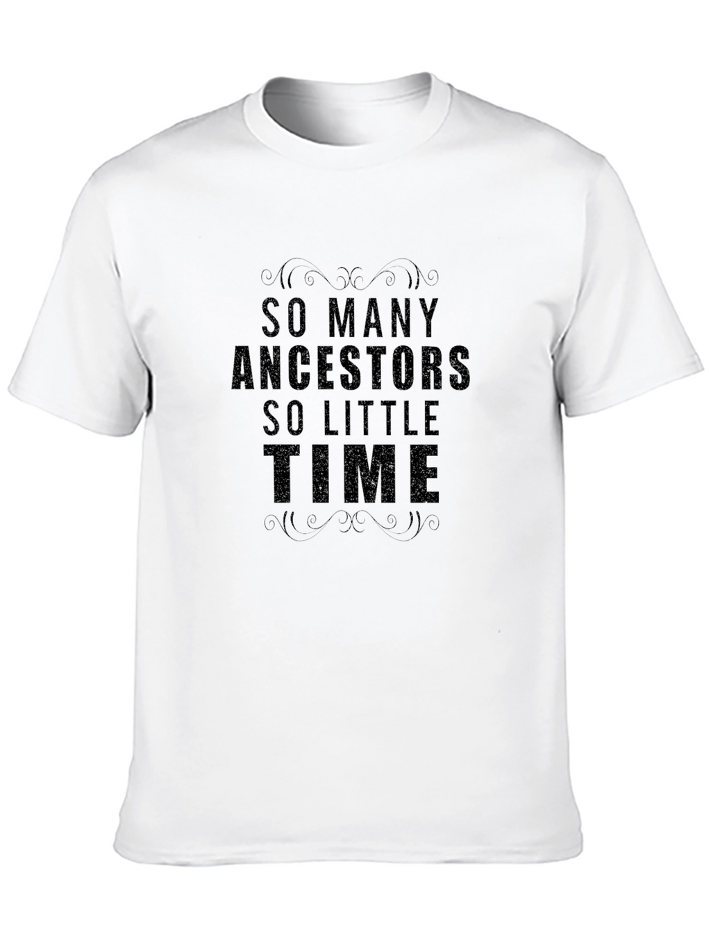 Ancestors So Little Time Black T-Shirt