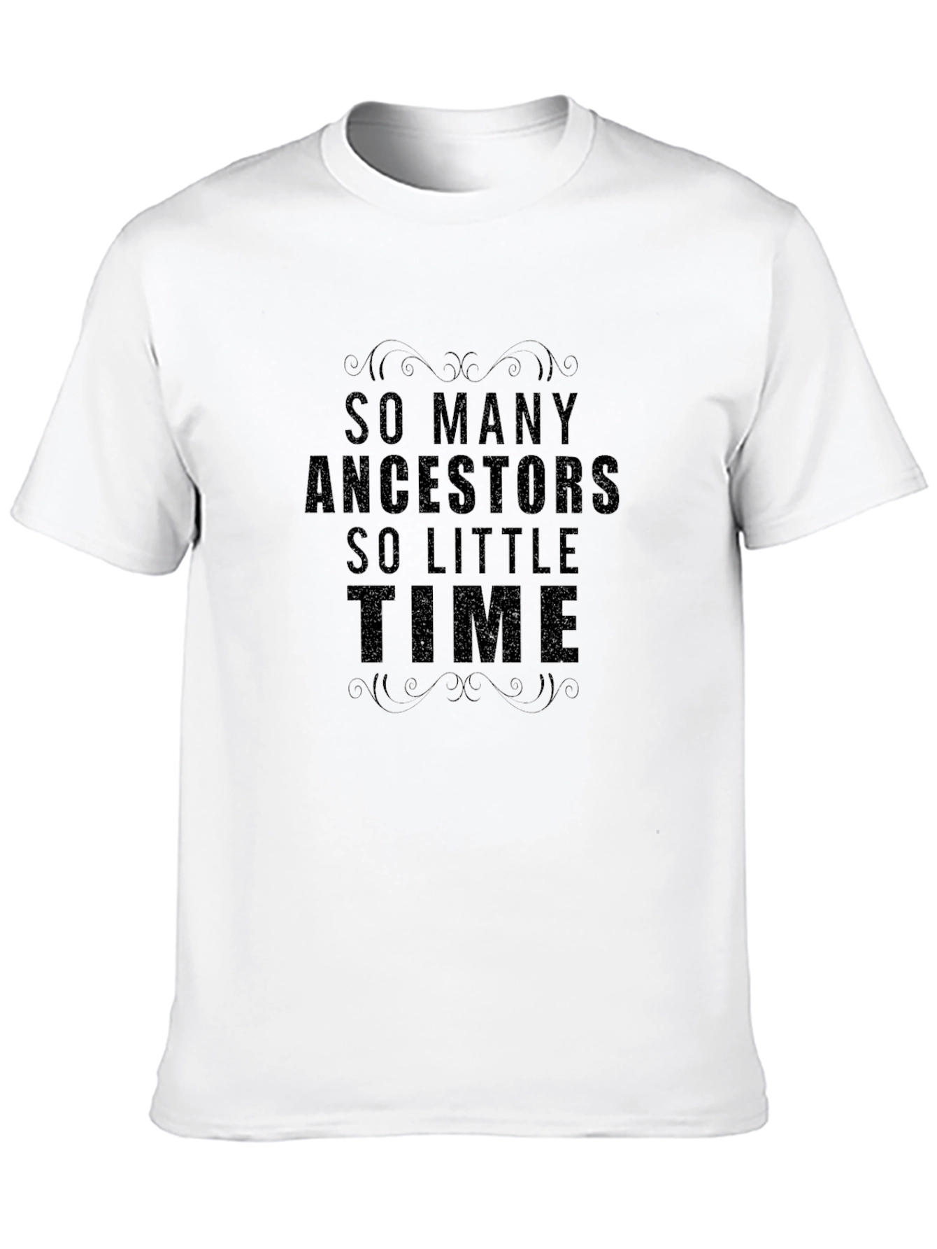 Ancestors So Little Time Black T-Shirt
