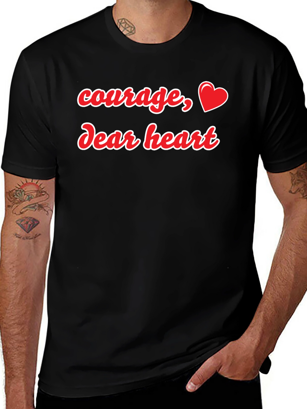 Courage Dear Heart Graphic Tee