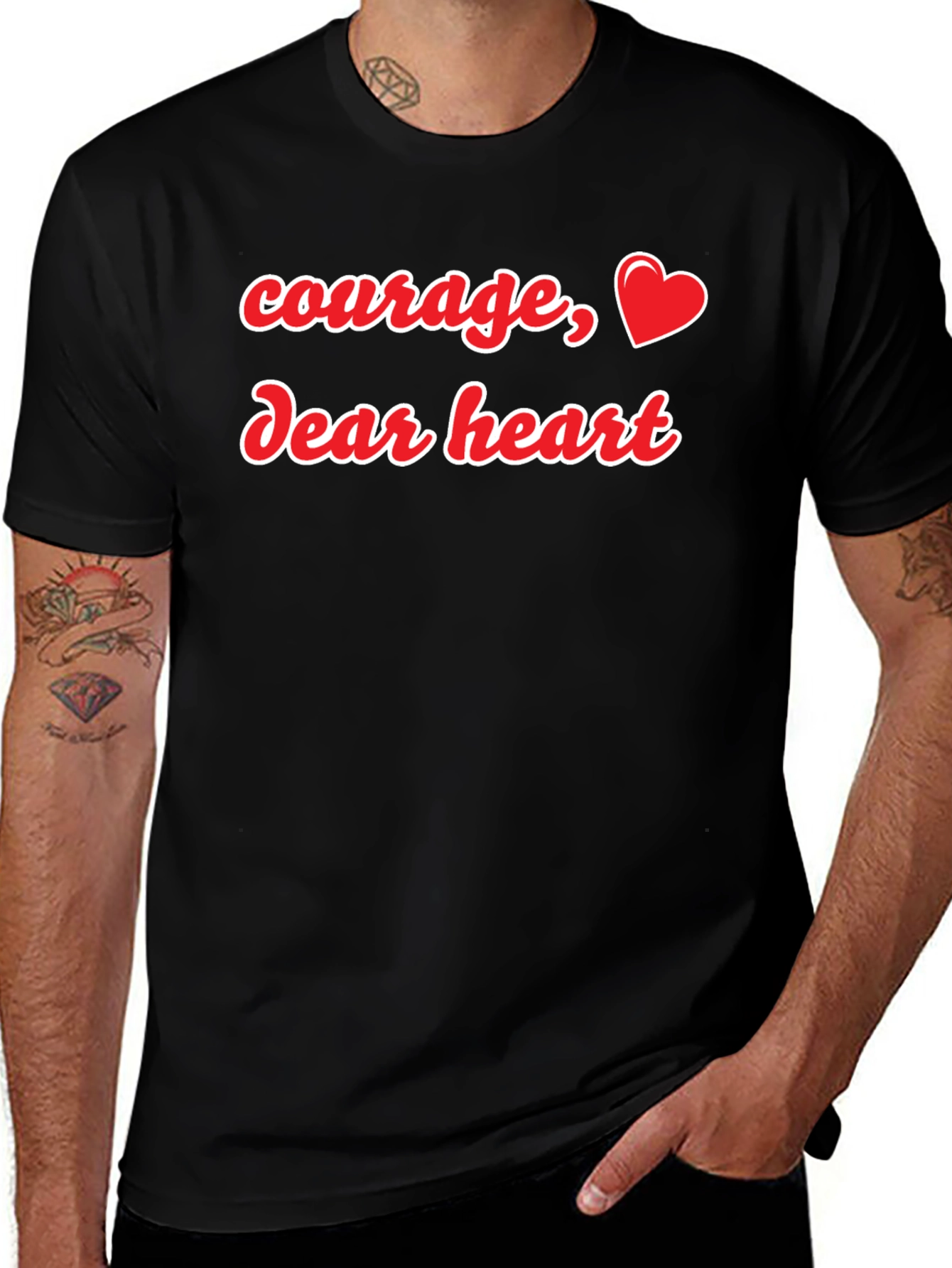 Courage Dear Heart Graphic Tee