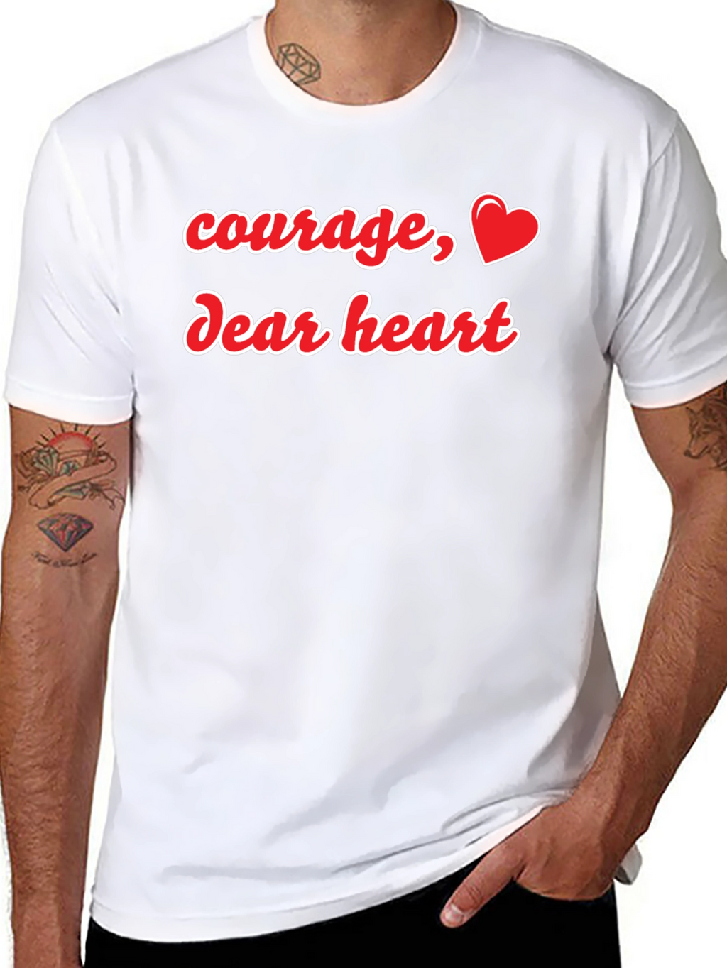 Courage Dear Heart Graphic Tee