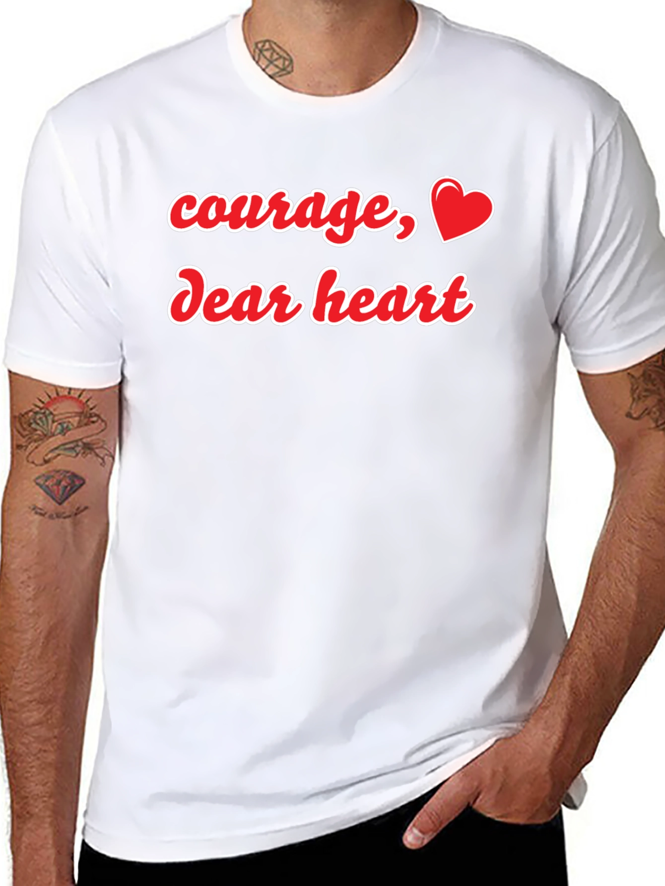 Courage Dear Heart Graphic Tee