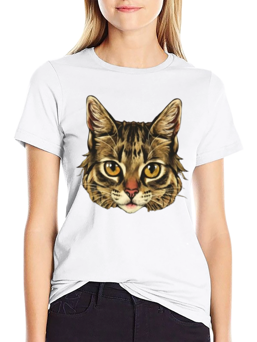 Cool Cat Graphic Print Mens T-Shirt