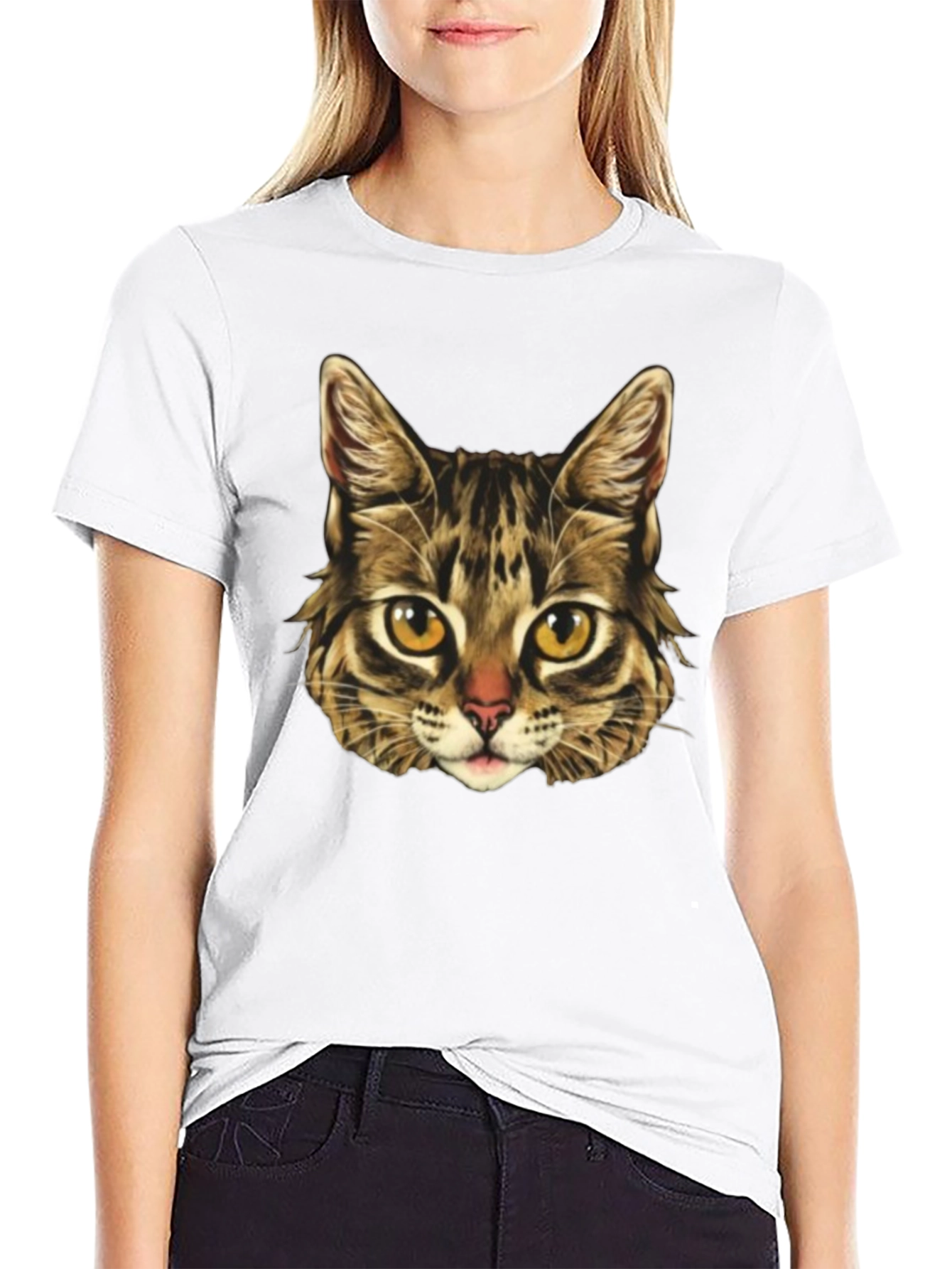 Cool Cat Graphic Print Mens T-Shirt