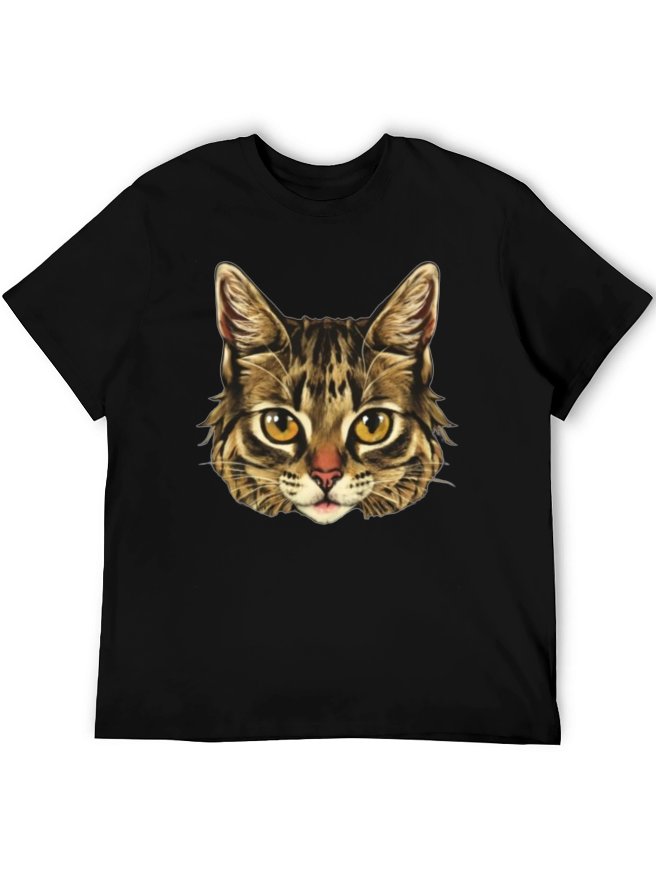 Cool Cat Graphic Print Mens T-Shirt