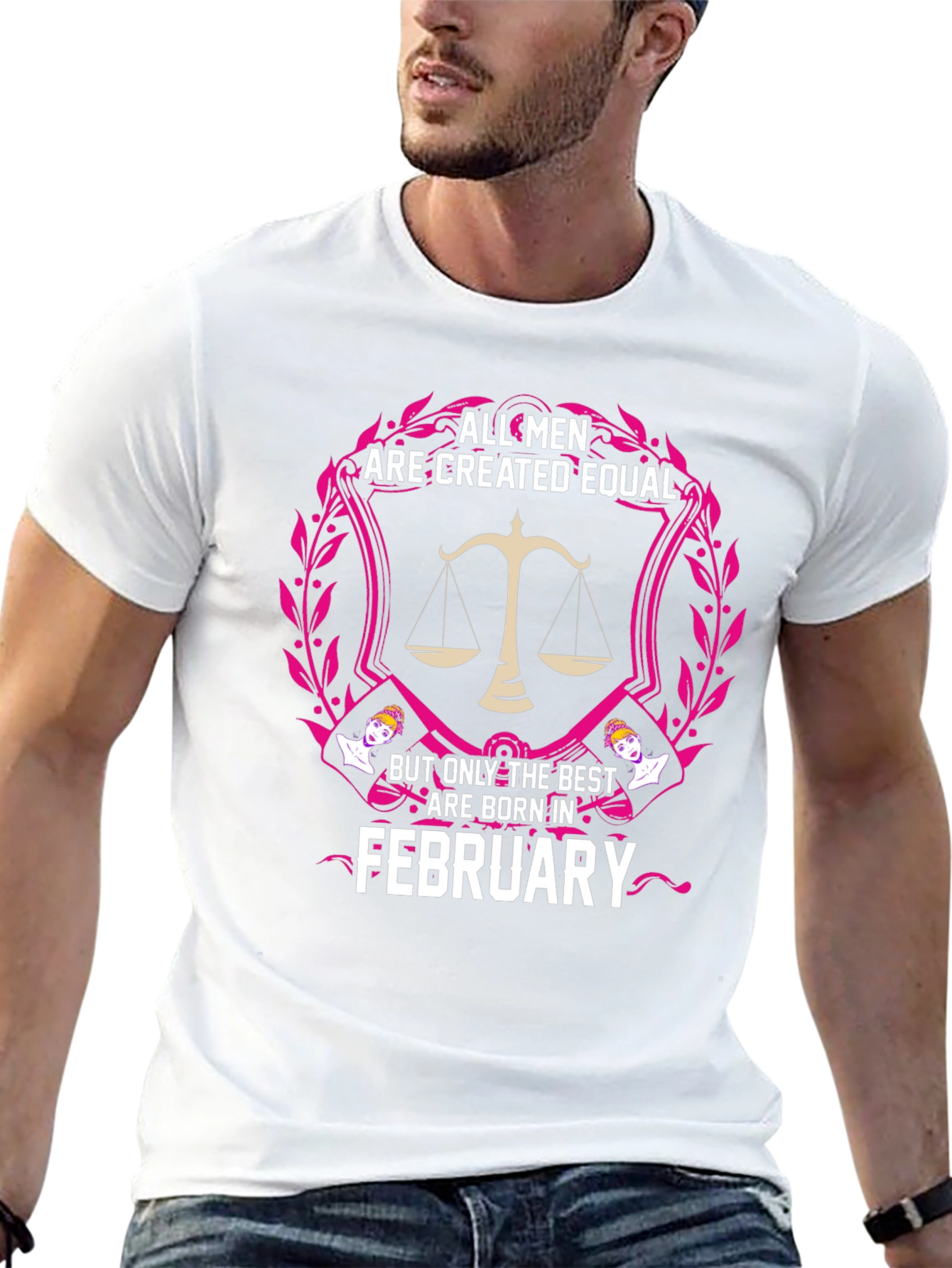 All Men Created Equal February Birthday T-Shirt
