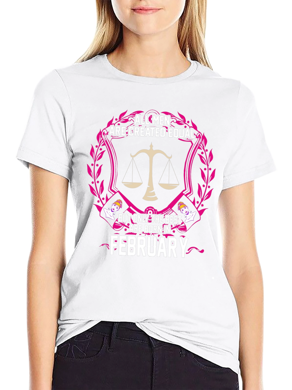 All Men Created Equal February Birthday T-Shirt