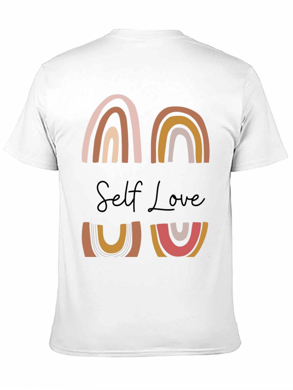 Self Love Graphic Tee - Rainbow Design