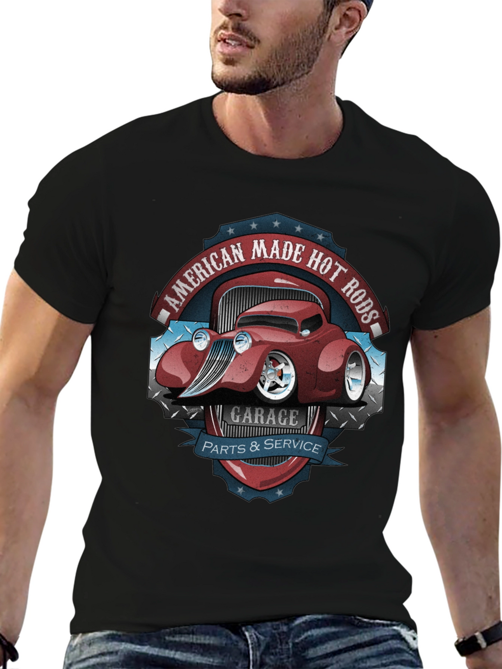 American Made Hot Rods Garage T-Shirt