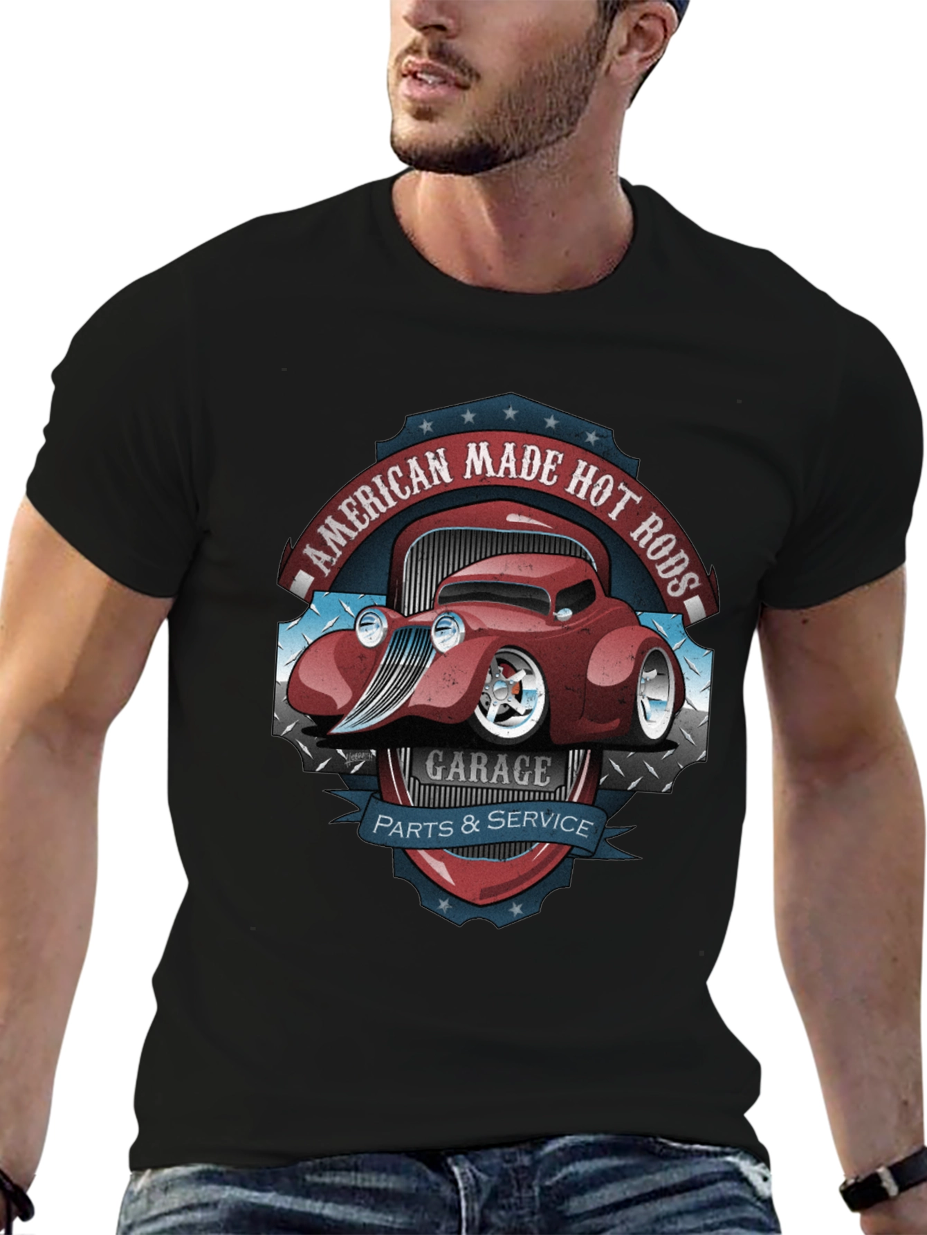 American Made Hot Rods Garage T-Shirt