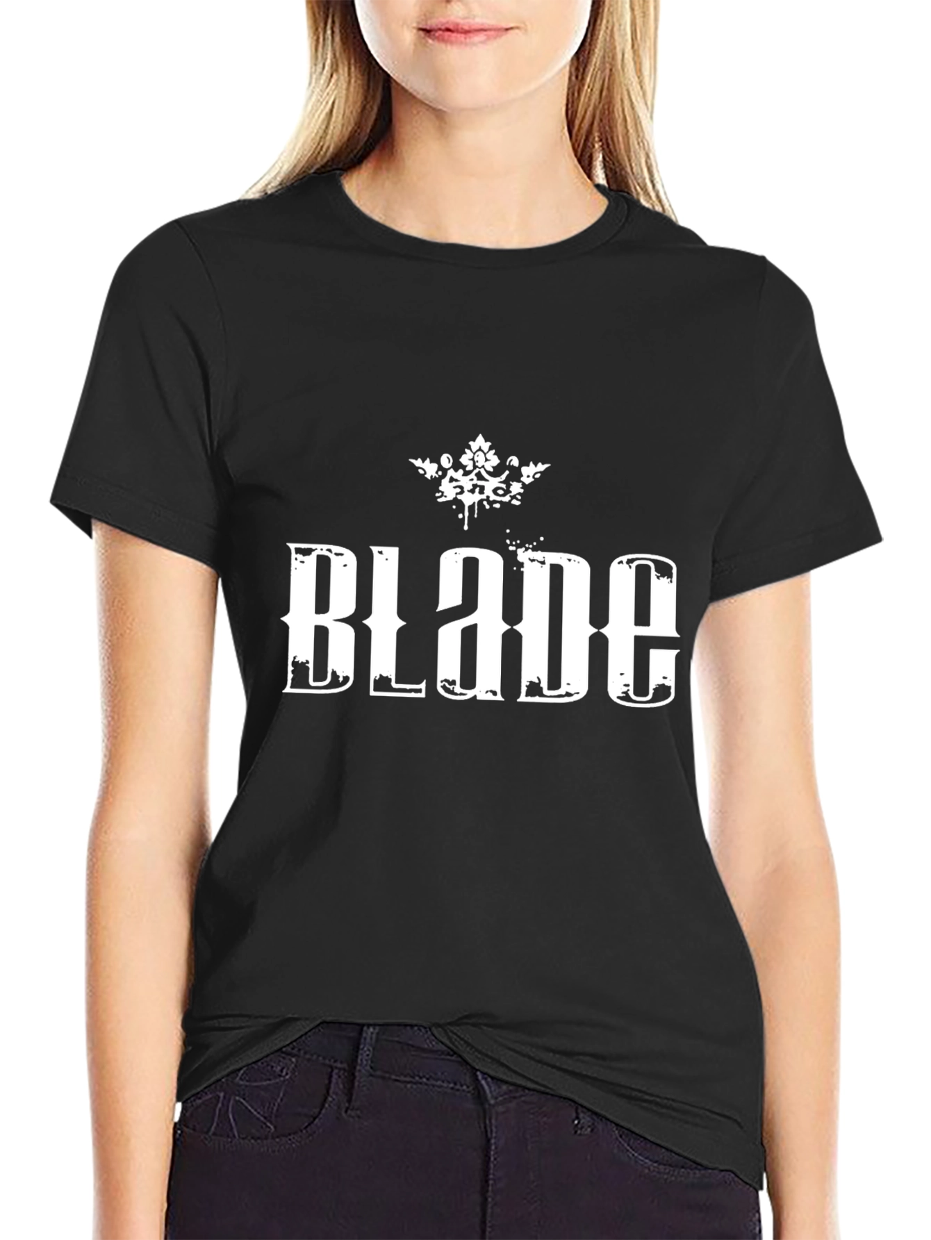 Blade Graphic T-Shirt - Black Cotton Tee