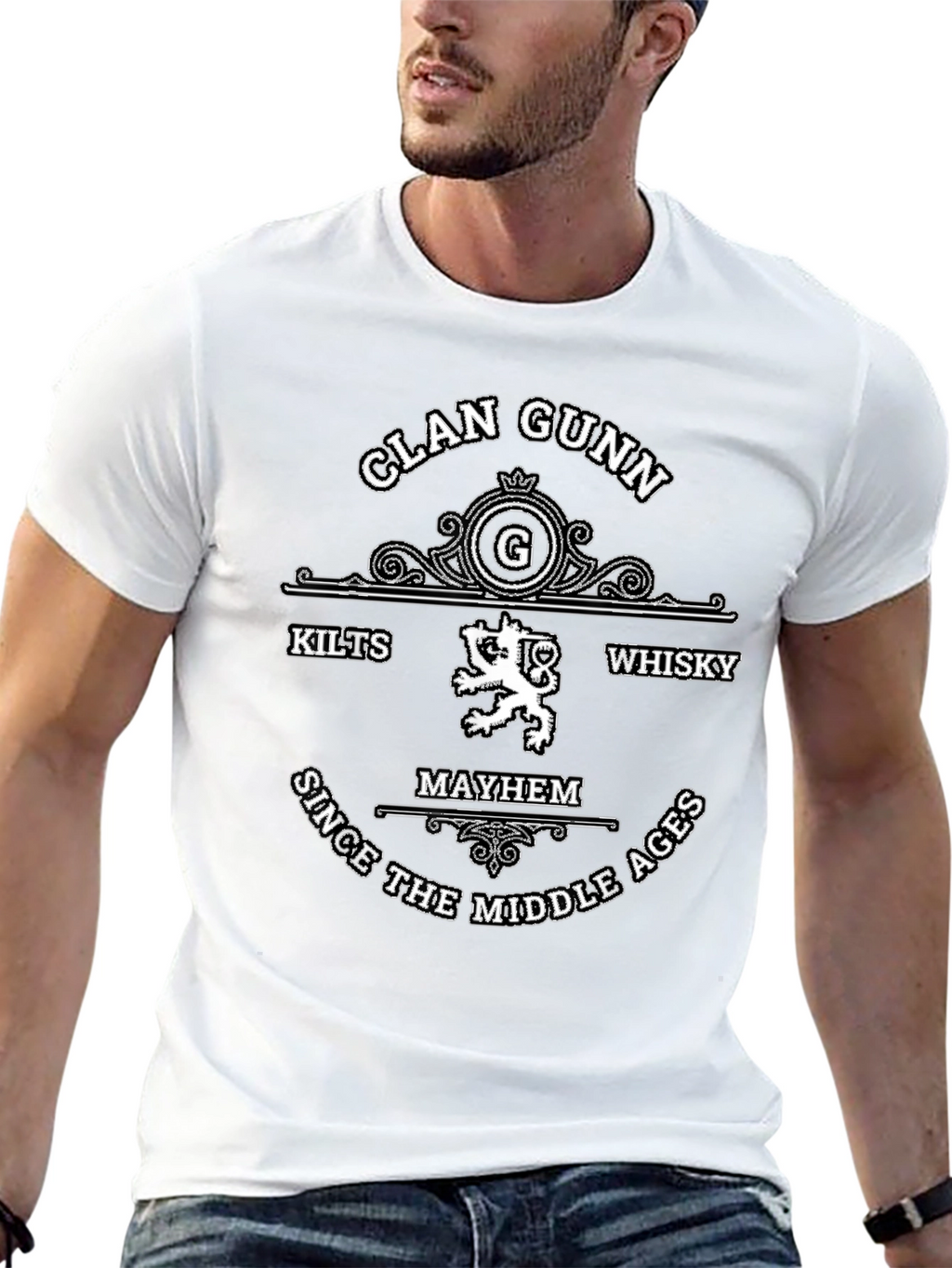 Clan Gunn T-Shirt - Kilts Whisky Mayhem