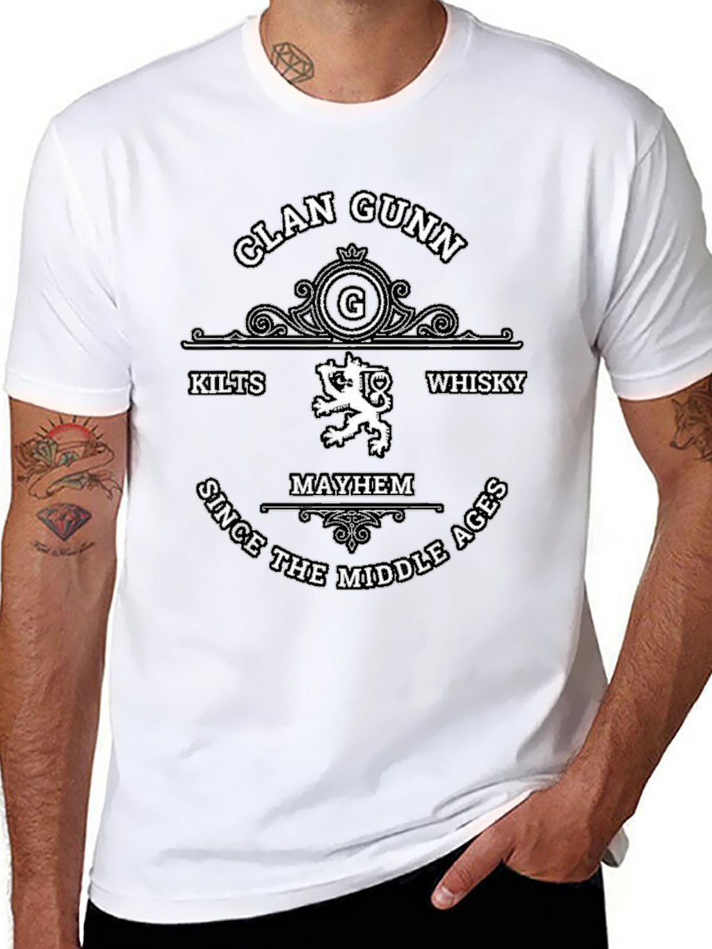 Clan Gunn T-Shirt - Kilts Whisky Mayhem