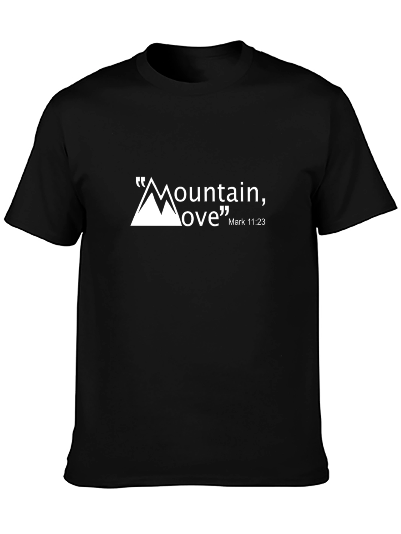 Mountain Move Graphic Tee - Inspiring Black T-Shirt