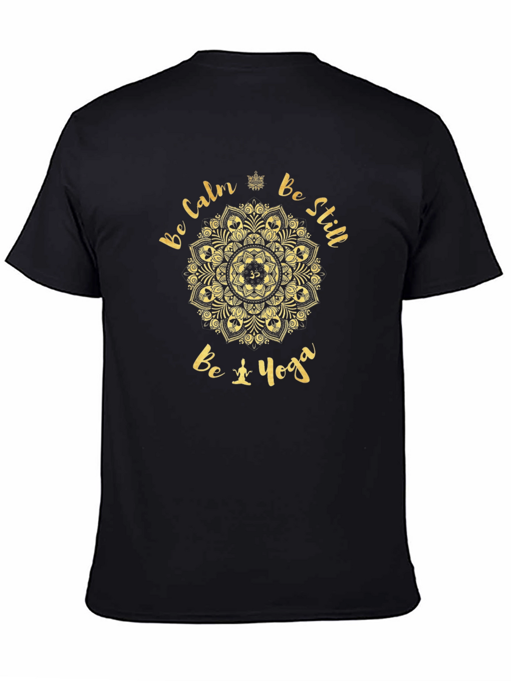 Be Calm Be Still Yoga Graphic Tee