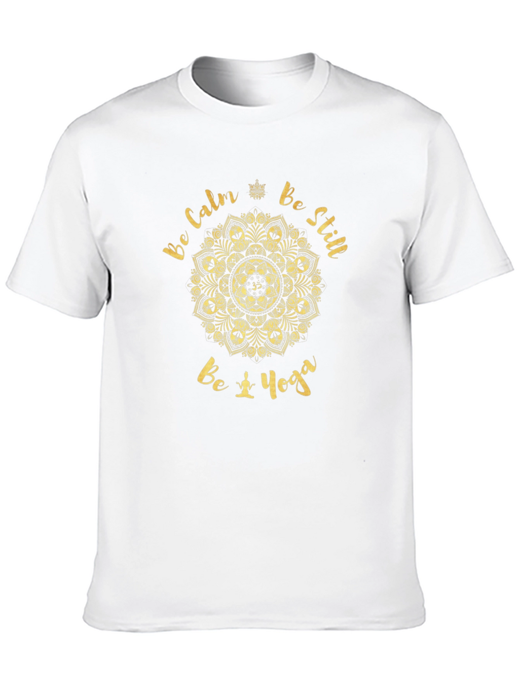 Be Calm Be Still Yoga Graphic Tee