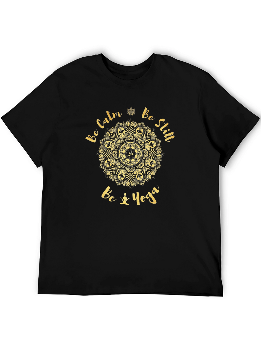 Be Calm Be Still Yoga Graphic Tee