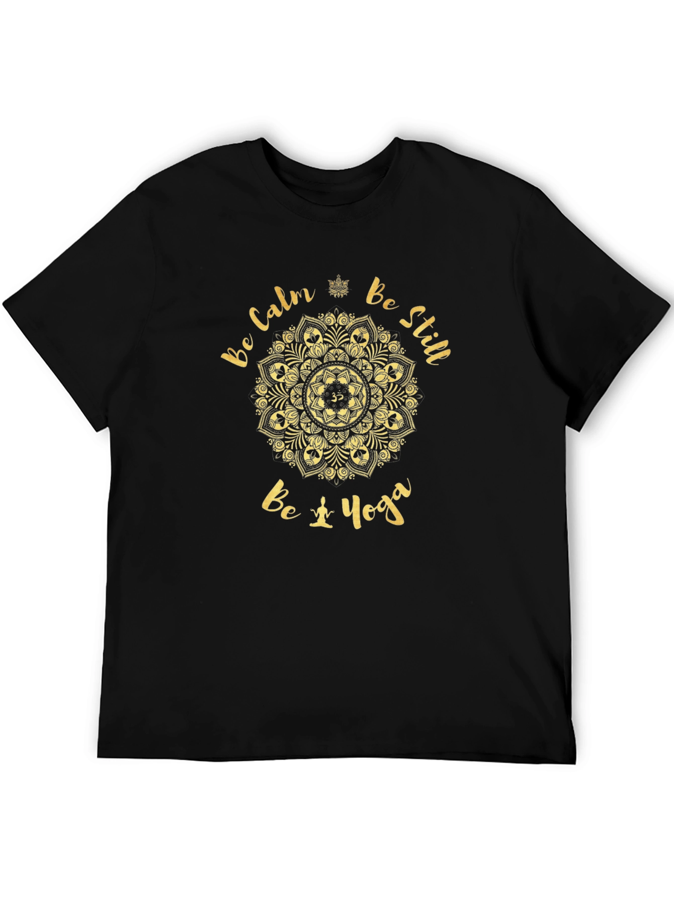 Be Calm Be Still Yoga Graphic Tee