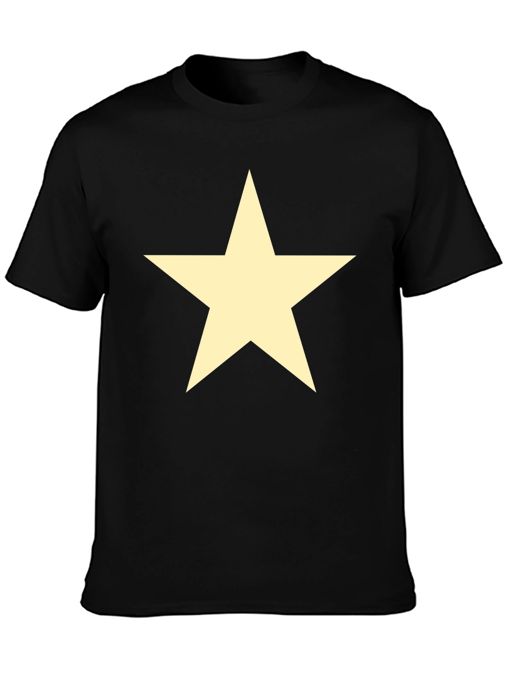 Black Star Graphic Tee - Casual Style