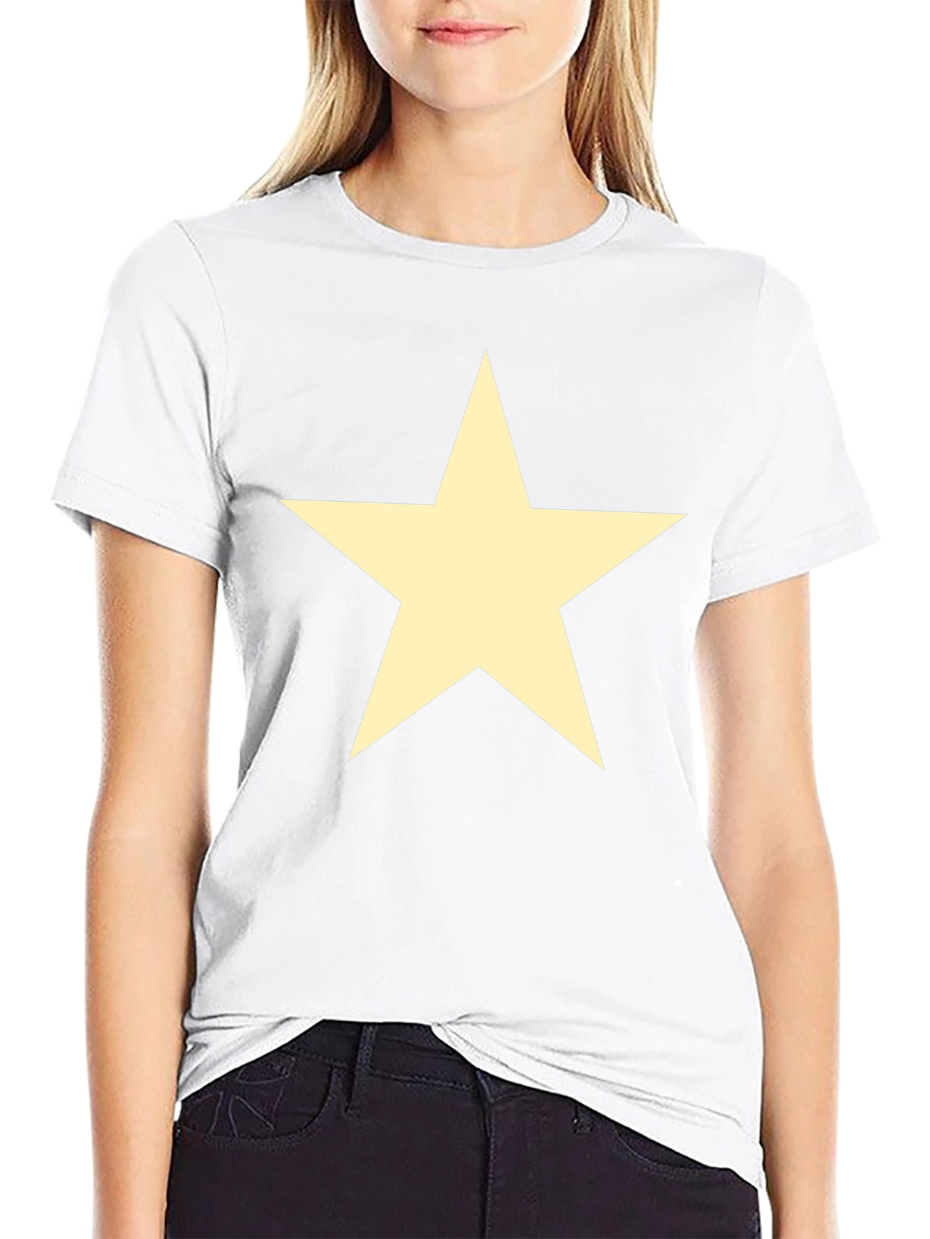 Black Star Graphic Tee - Casual Style