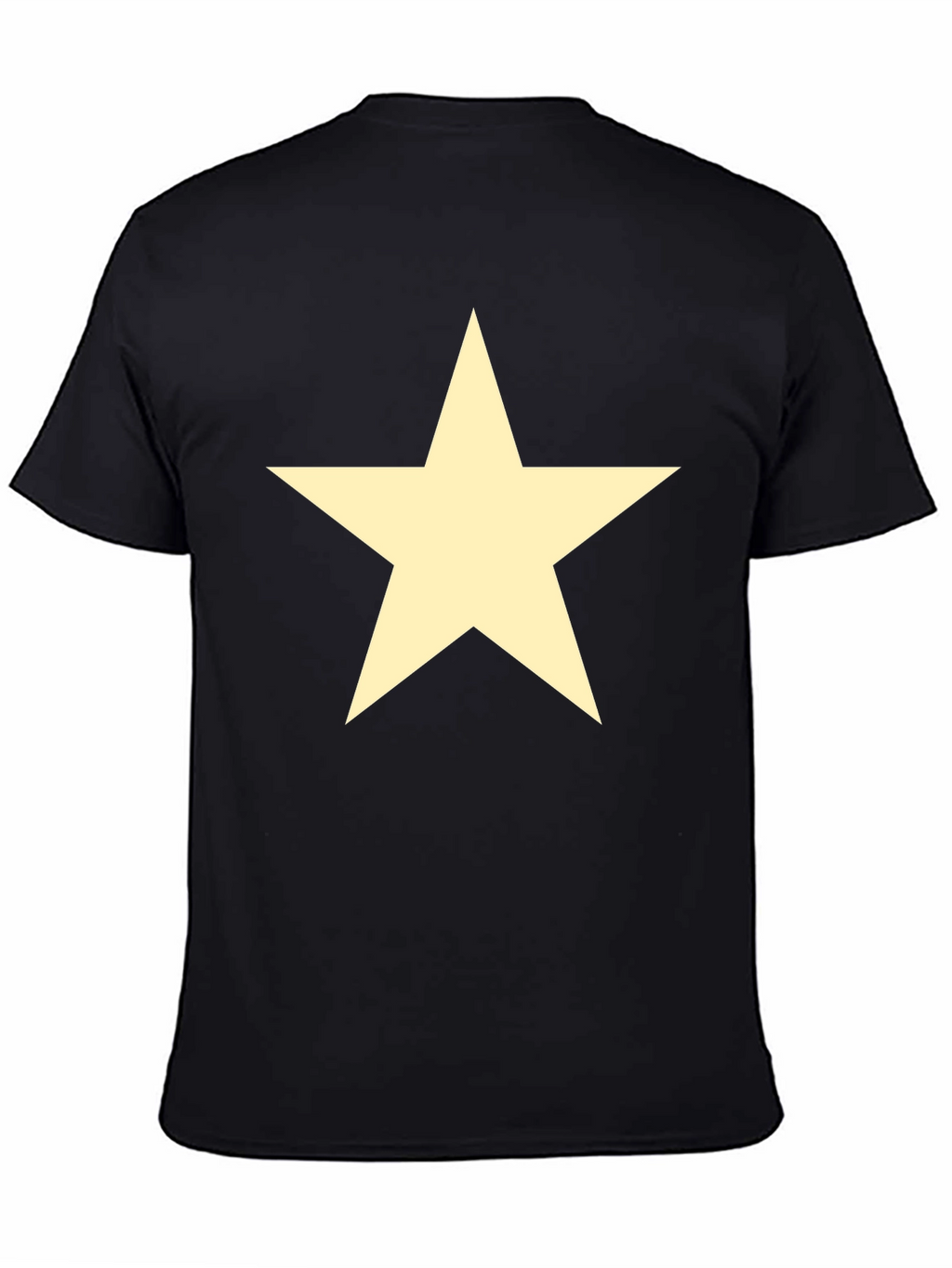 Black Star Graphic Tee - Casual Style