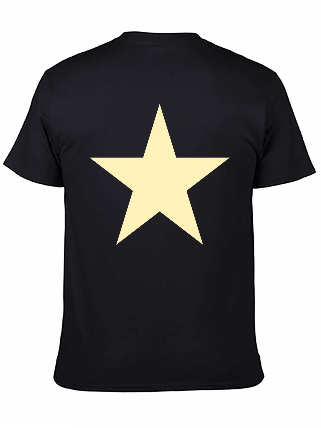 Black Star Graphic Tee - Casual Style