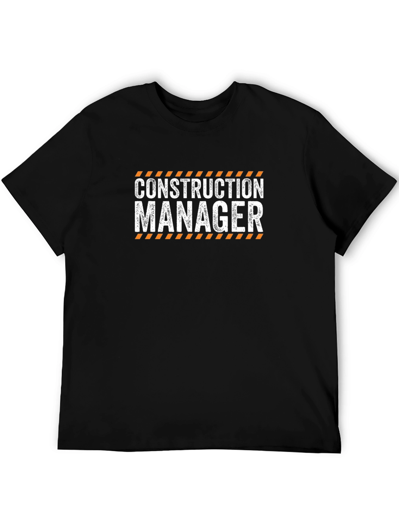 Construction Manager Graphic Tee -  Black Short Sleeve