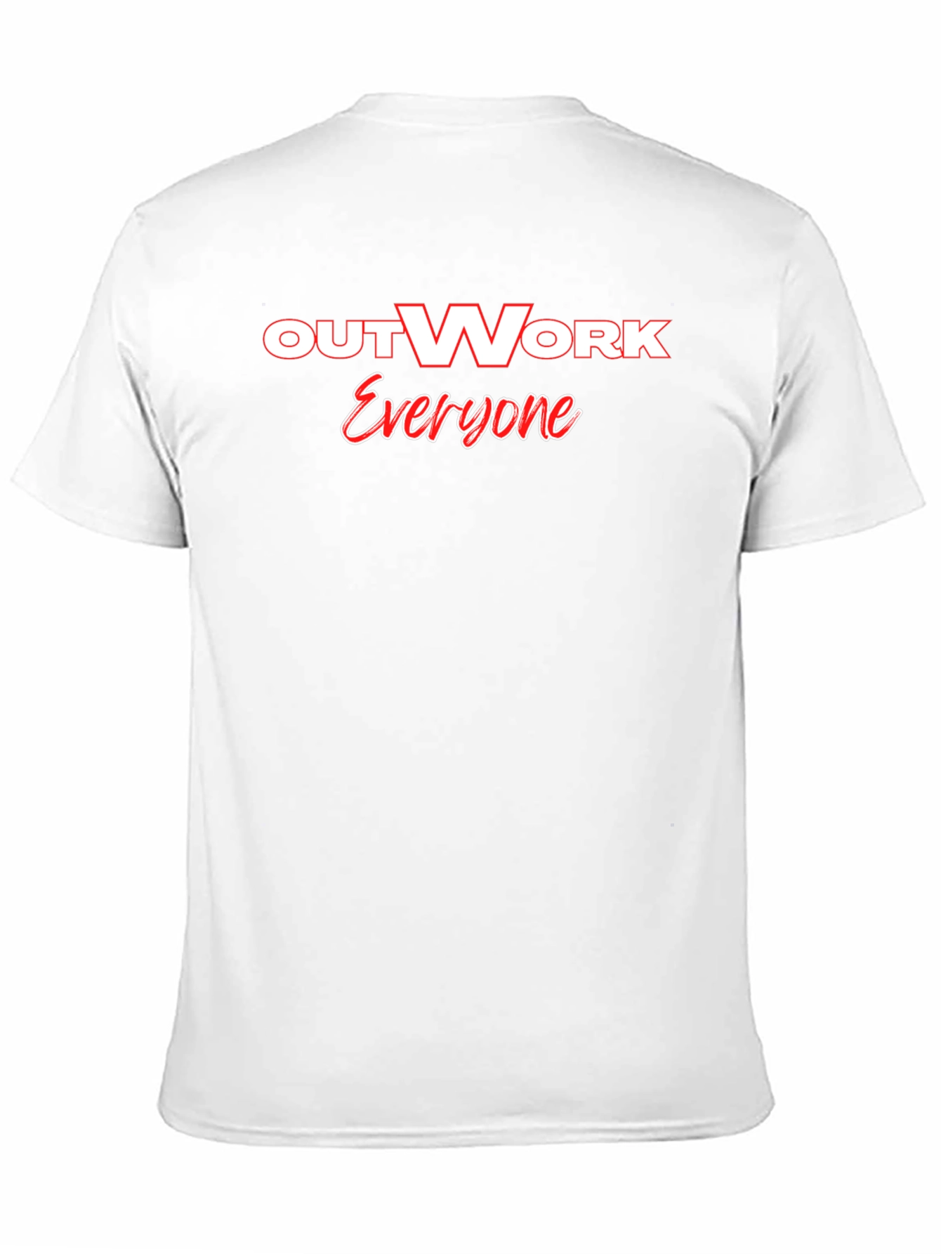 Outwork Everyone Graphic Tee - Motivational Black T-Shirt