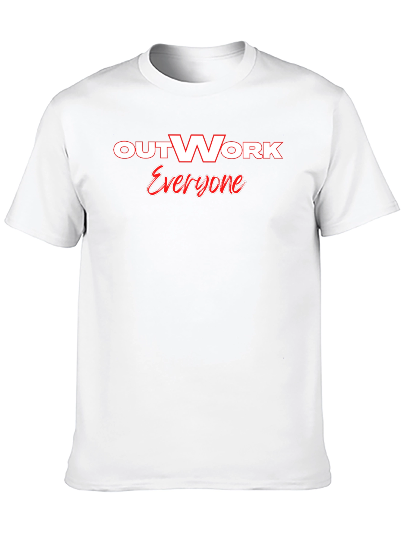 Outwork Everyone Graphic Tee - Motivational Black T-Shirt