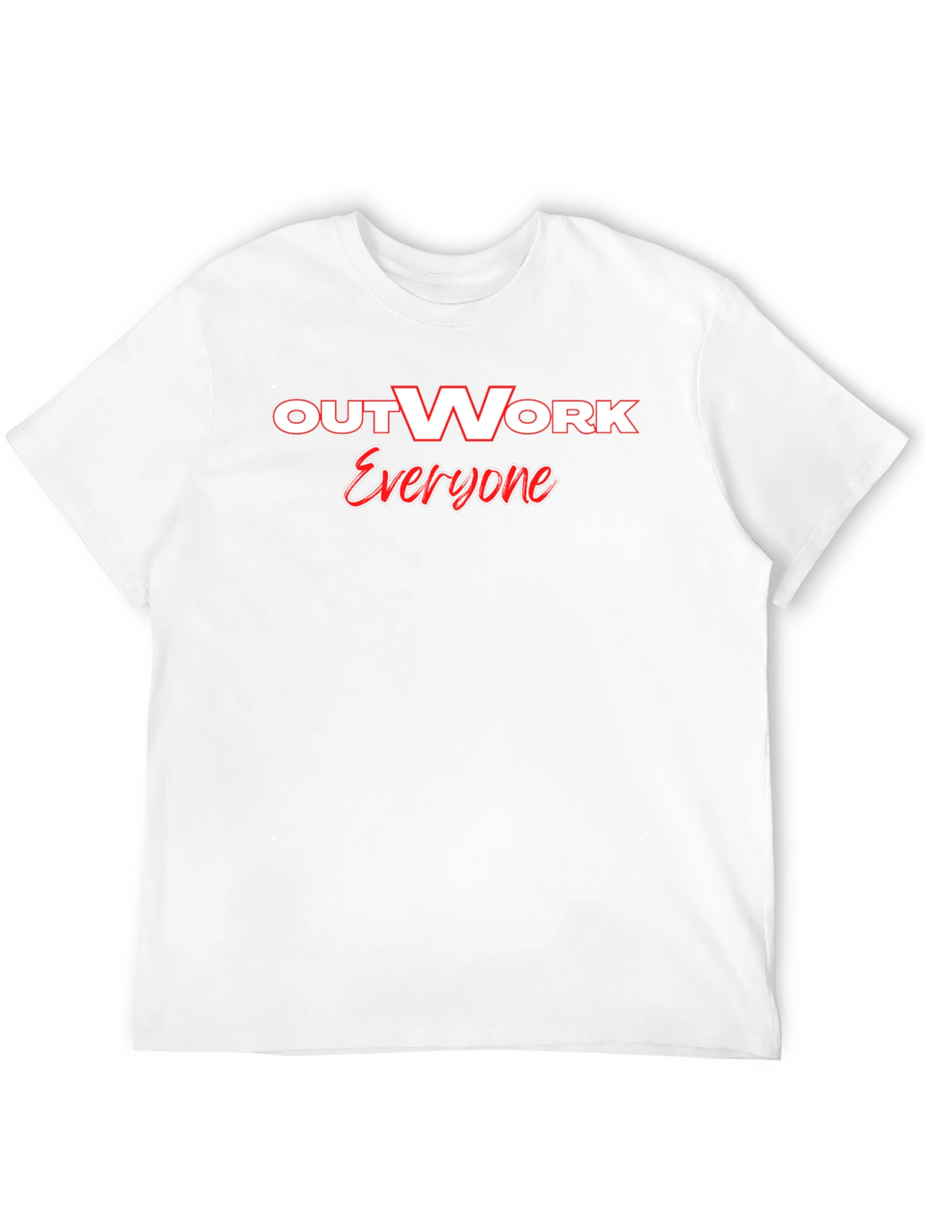 Outwork Everyone Graphic Tee - Motivational Black T-Shirt
