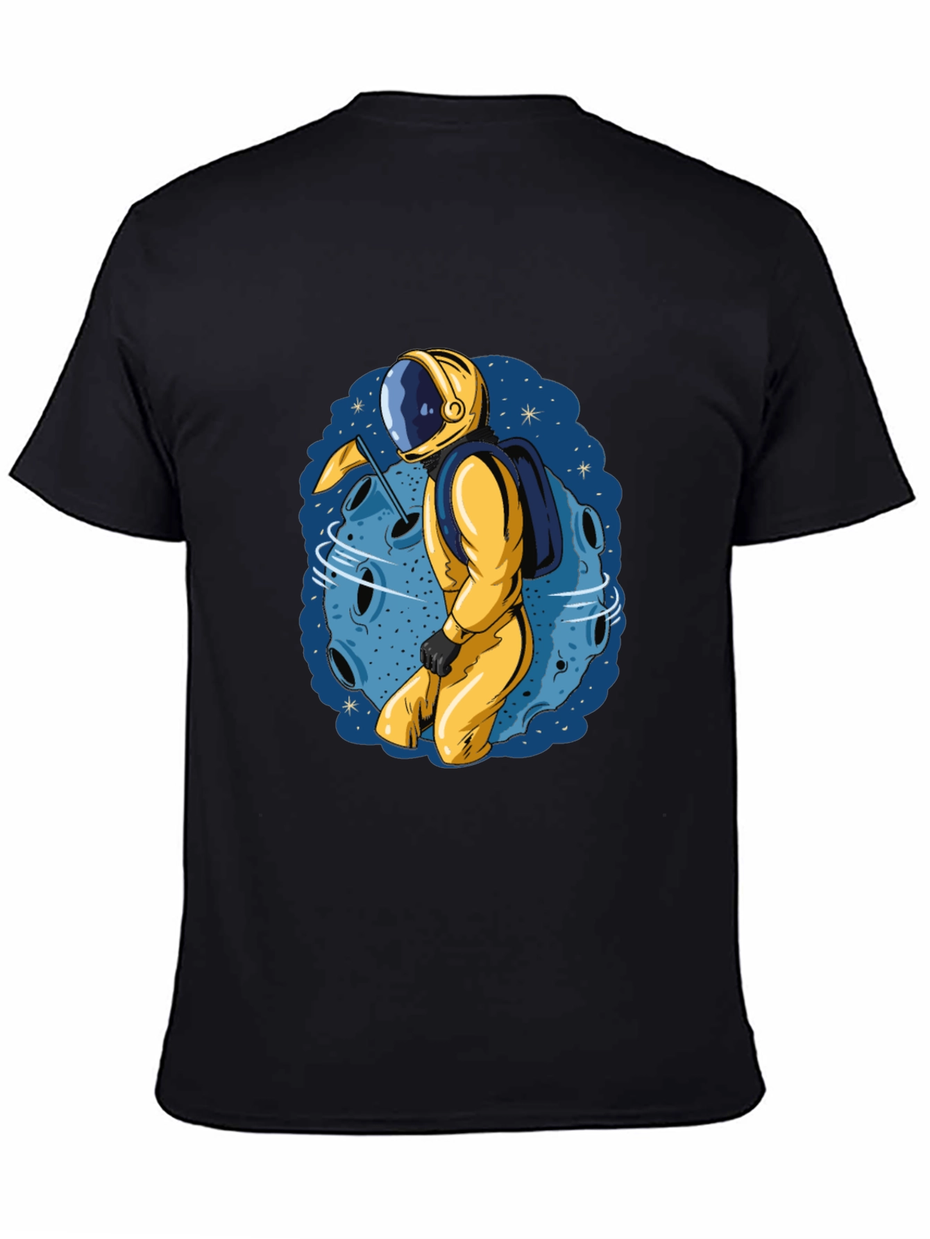 Astronaut on Moon T-Shirt - Space Adventure Tee