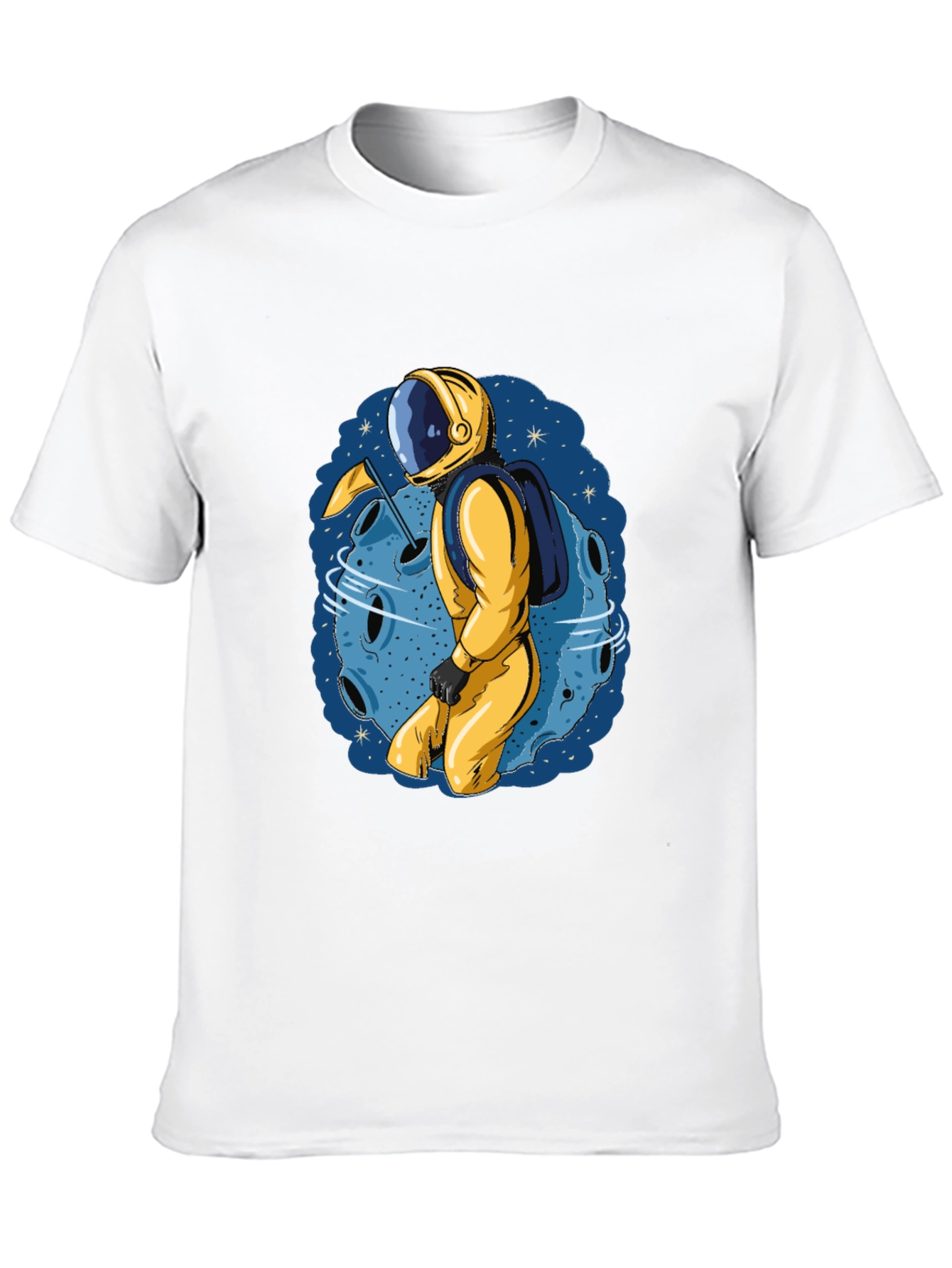 Astronaut on Moon T-Shirt - Space Adventure Tee