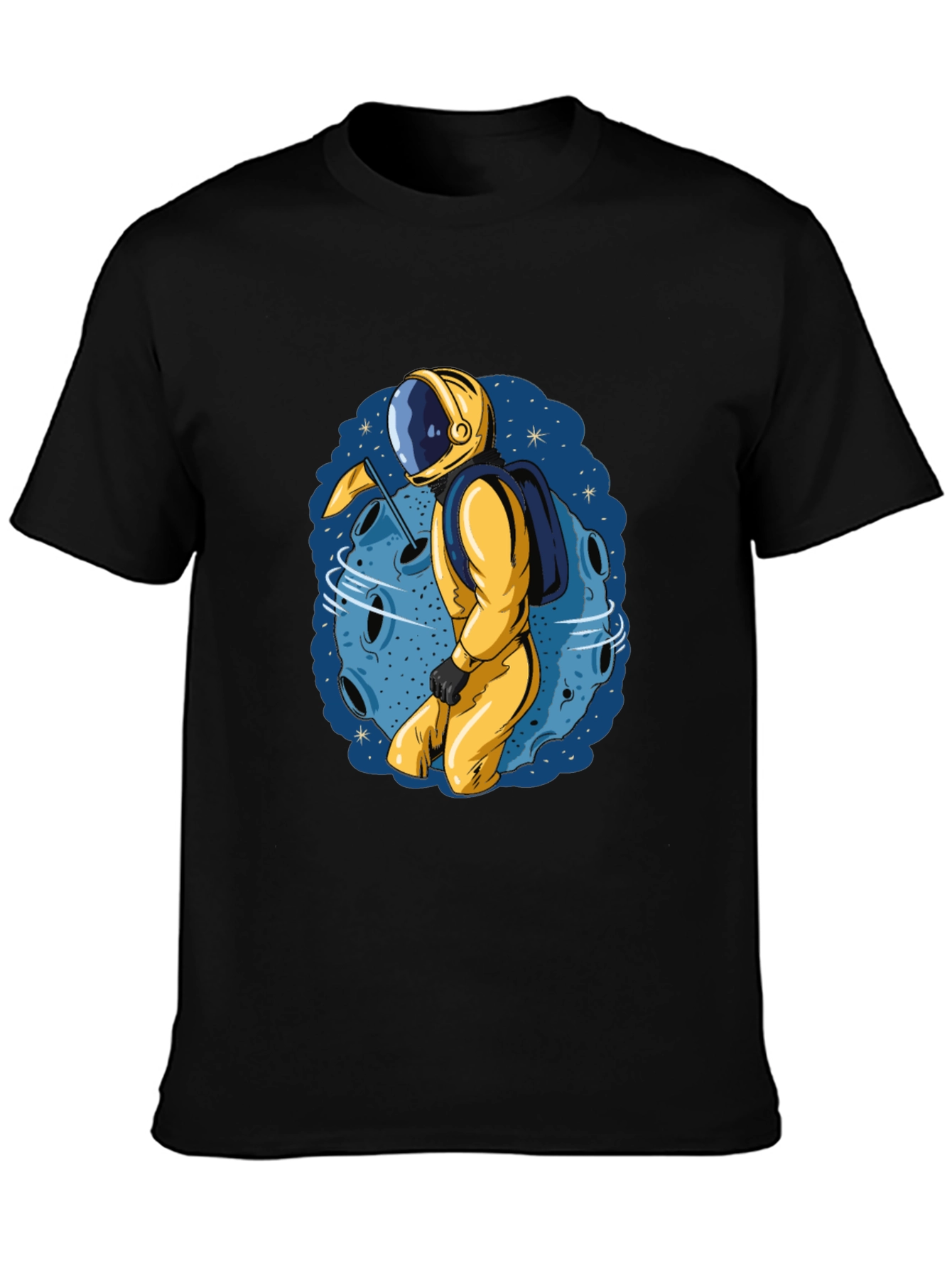 Astronaut on Moon T-Shirt - Space Adventure Tee