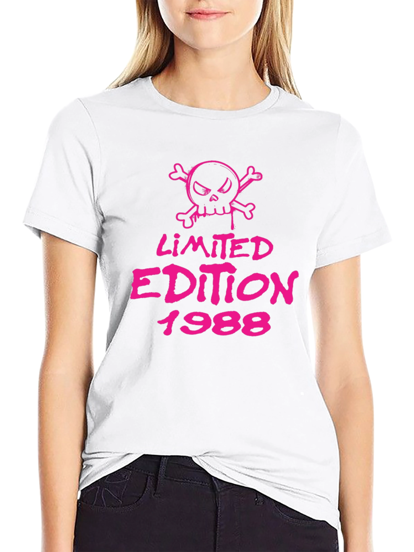 Limited Edition 1988 Skull Graphic Tee - Black