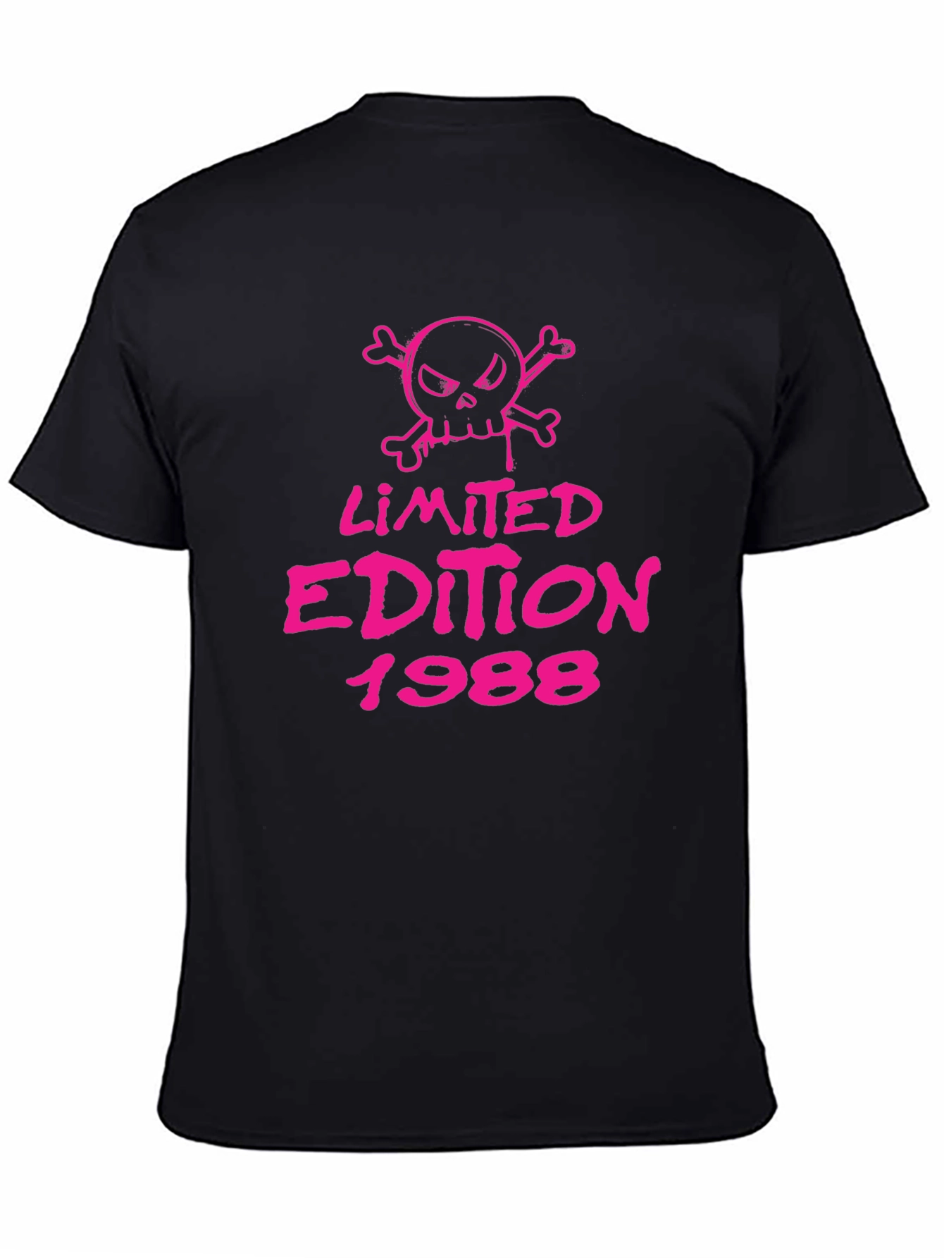 Limited Edition 1988 Skull Graphic Tee - Black