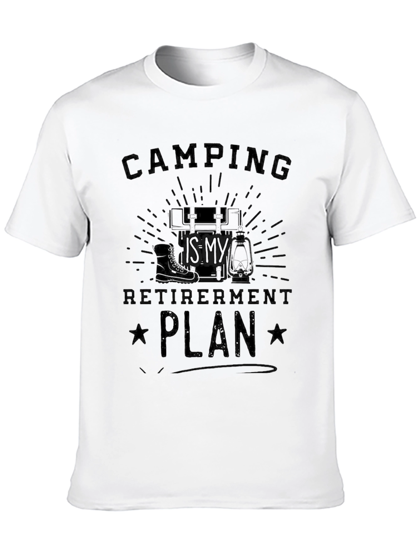 Camping Retirement Plan T-Shirt