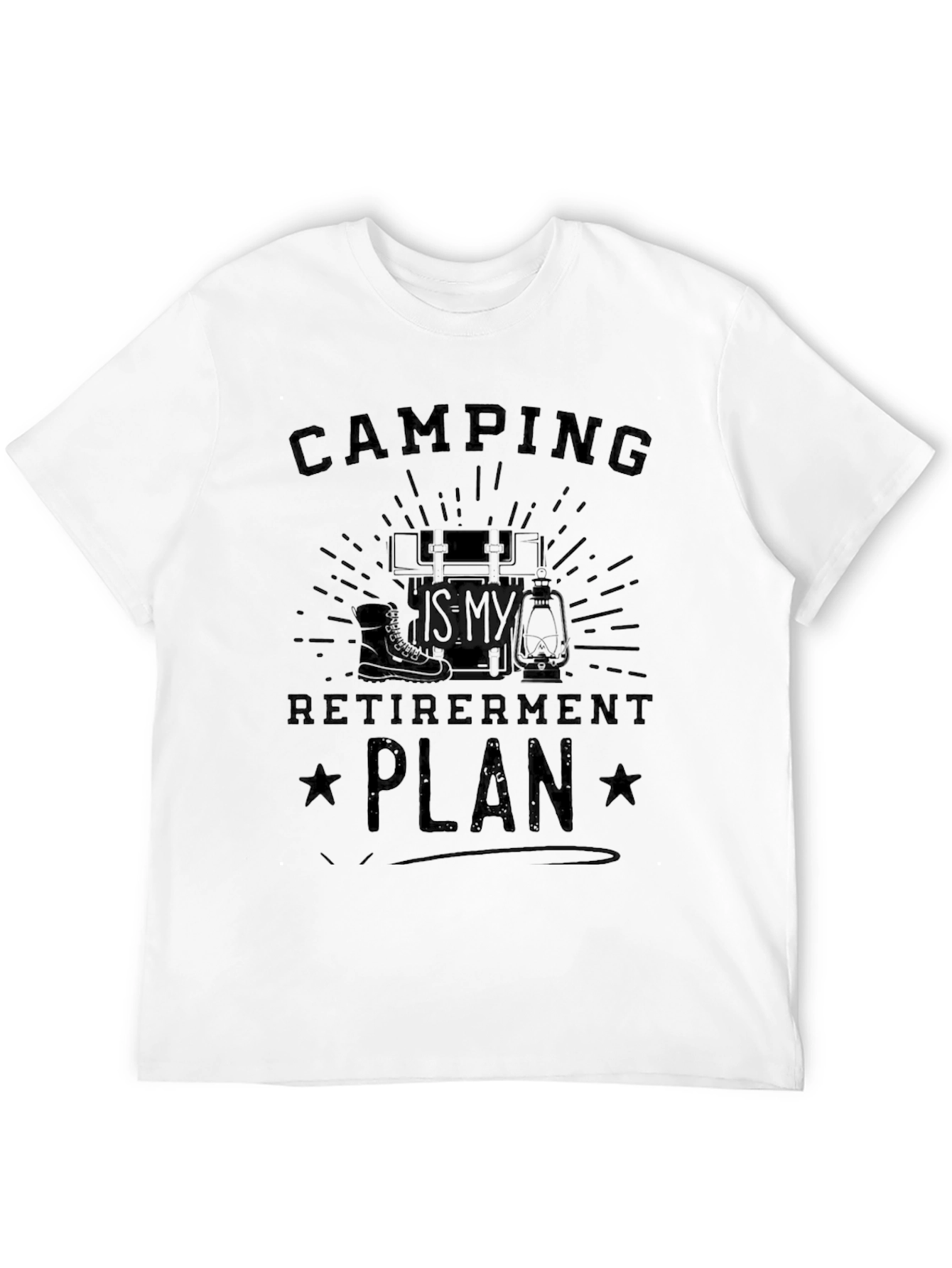 Camping Retirement Plan T-Shirt