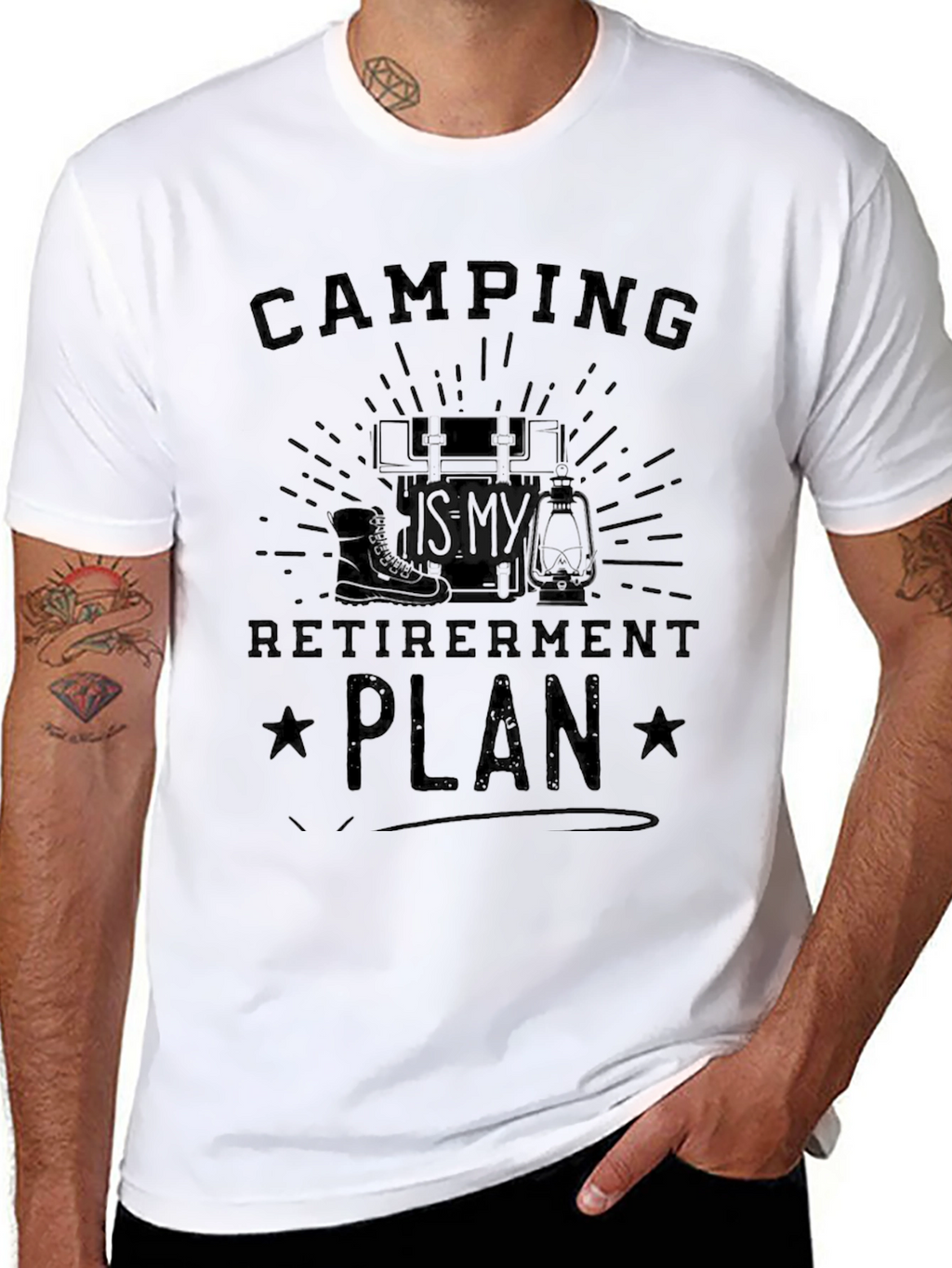 Camping Retirement Plan T-Shirt