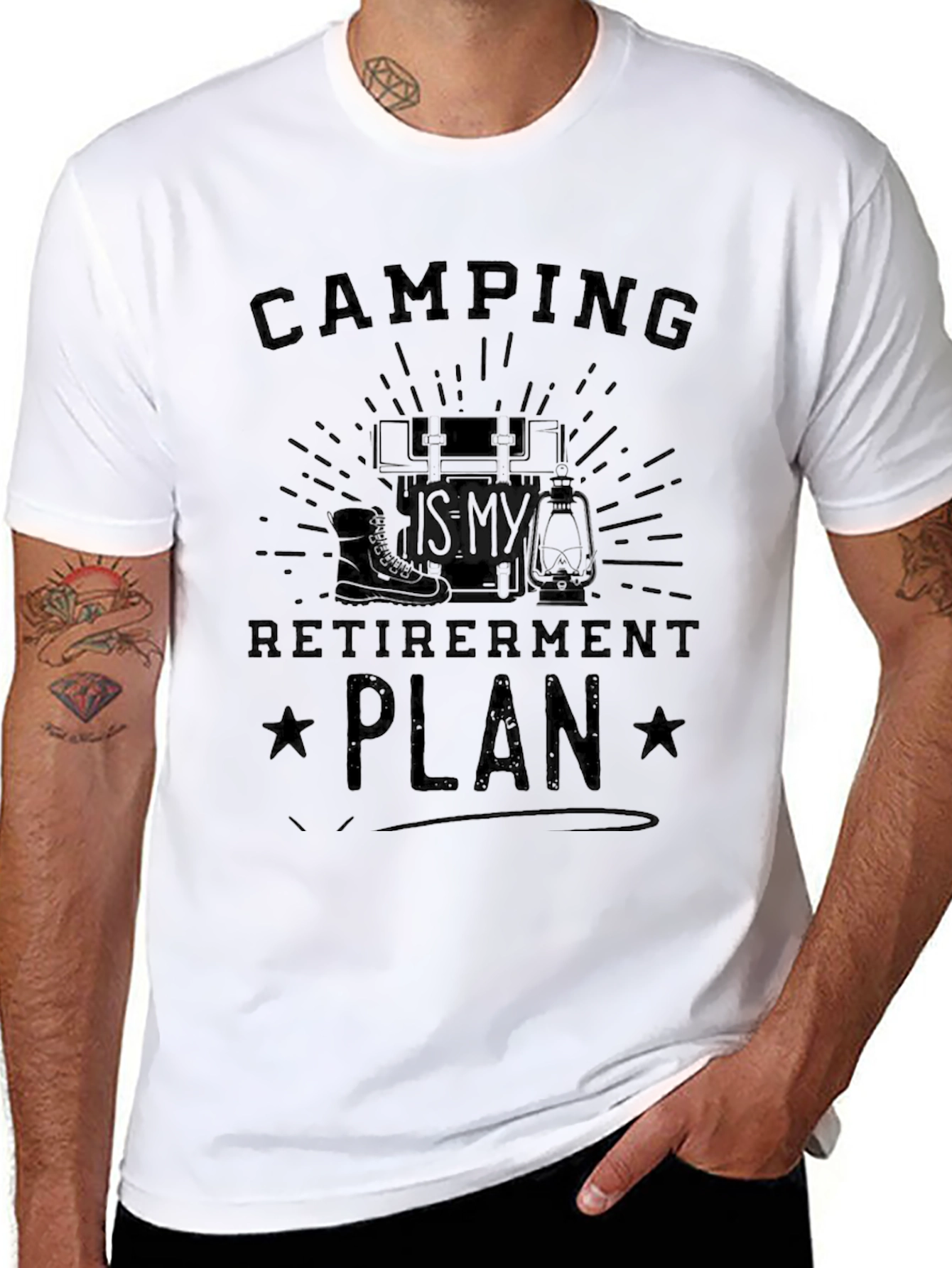 Camping Retirement Plan T-Shirt