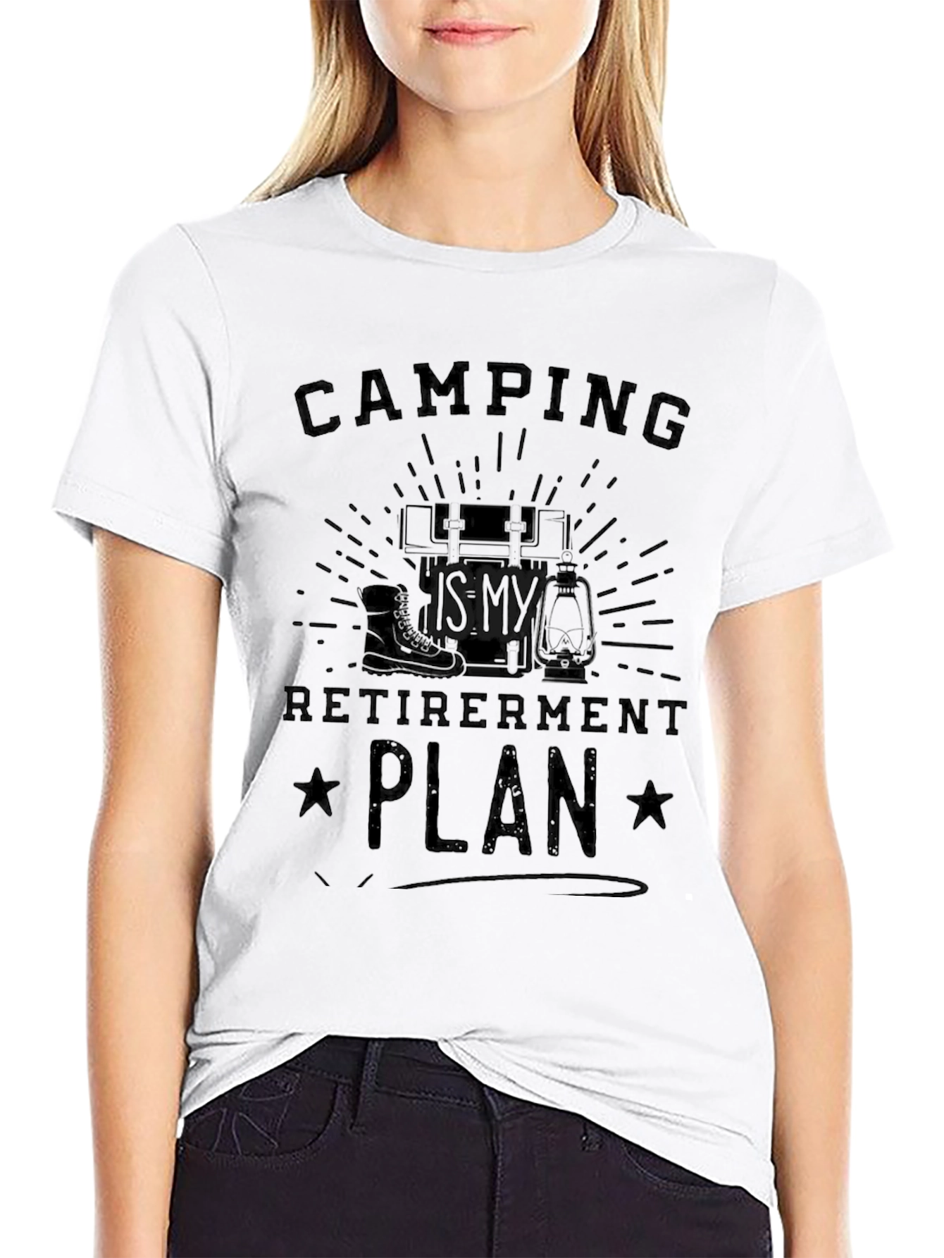 Camping Retirement Plan T-Shirt