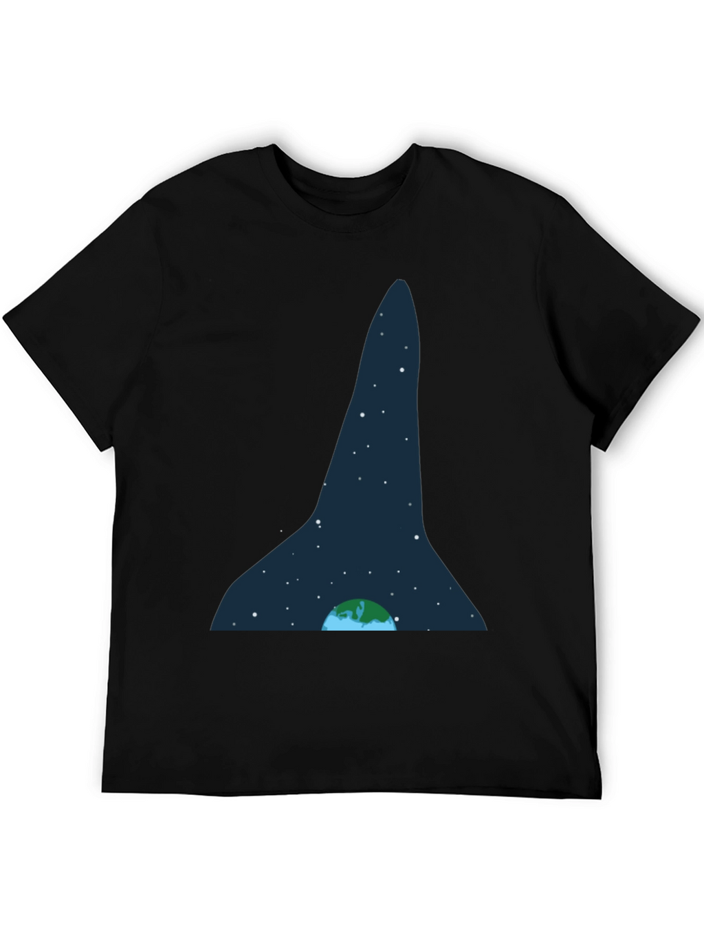 Earth and Stars Graphic Tee - Black