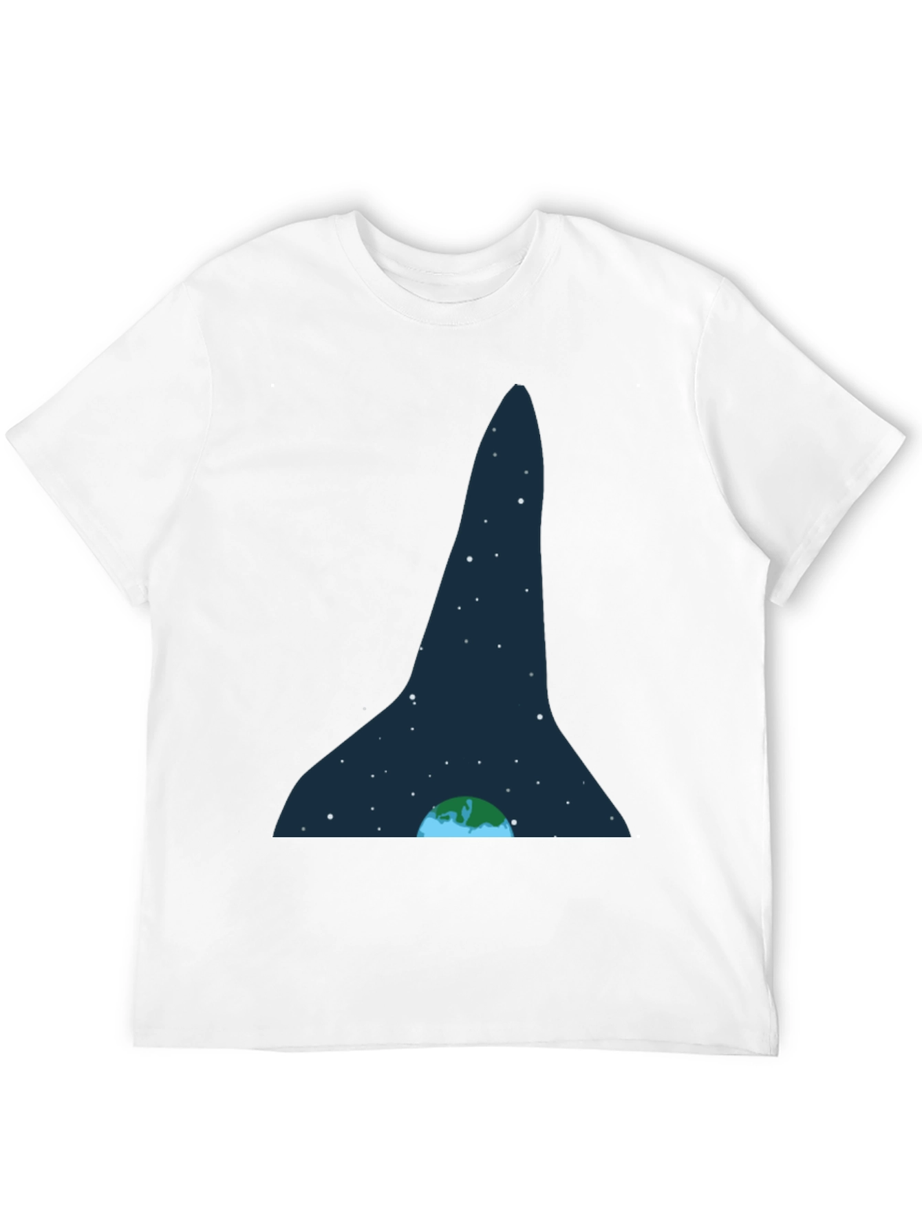 Earth and Stars Graphic Tee - Black