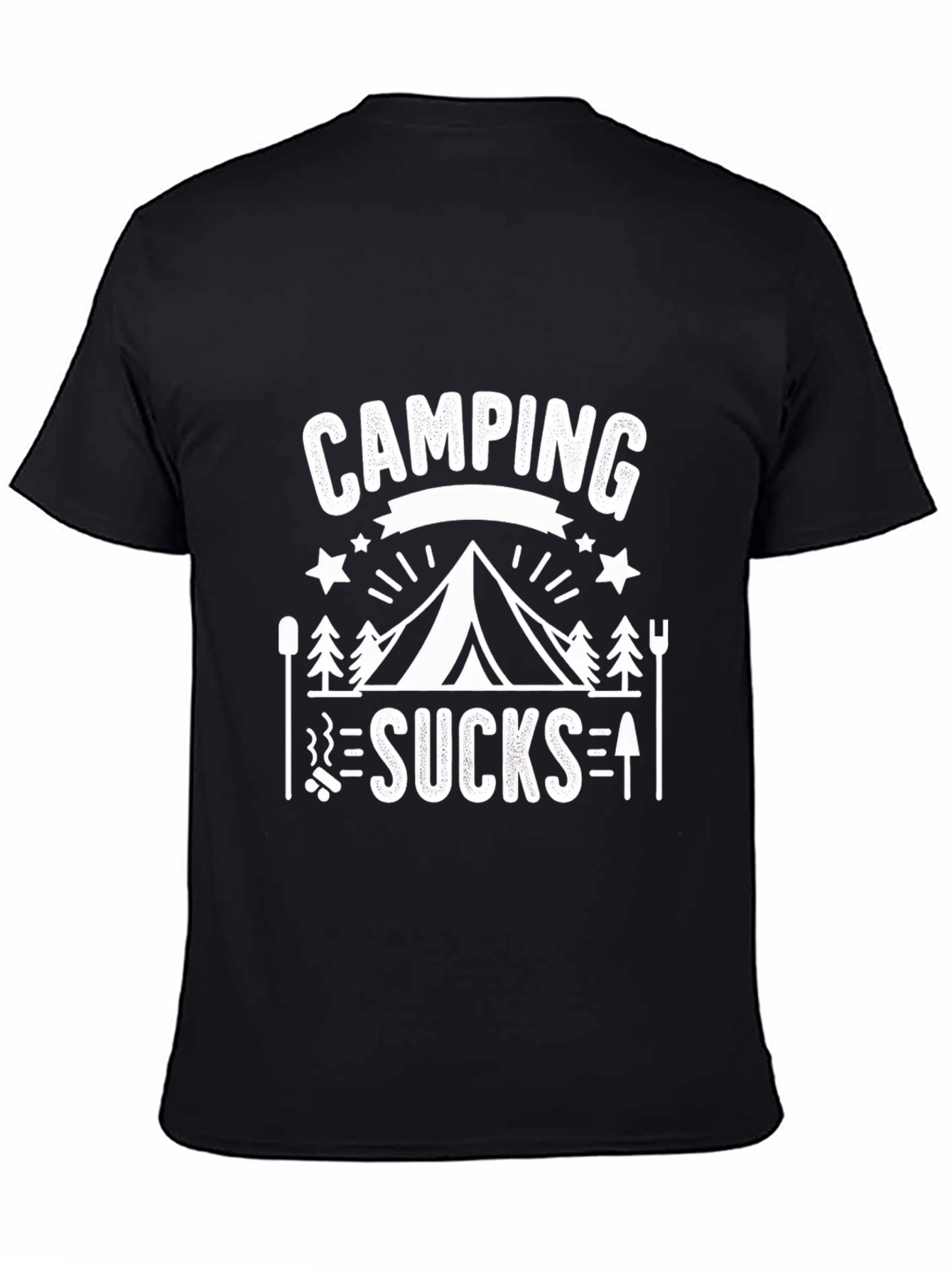 Camping Sucks T-Shirt - Humorous Outdoor Apparel