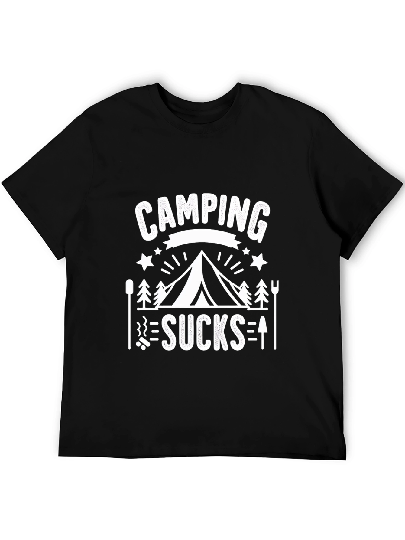 Camping Sucks T-Shirt - Humorous Outdoor Apparel