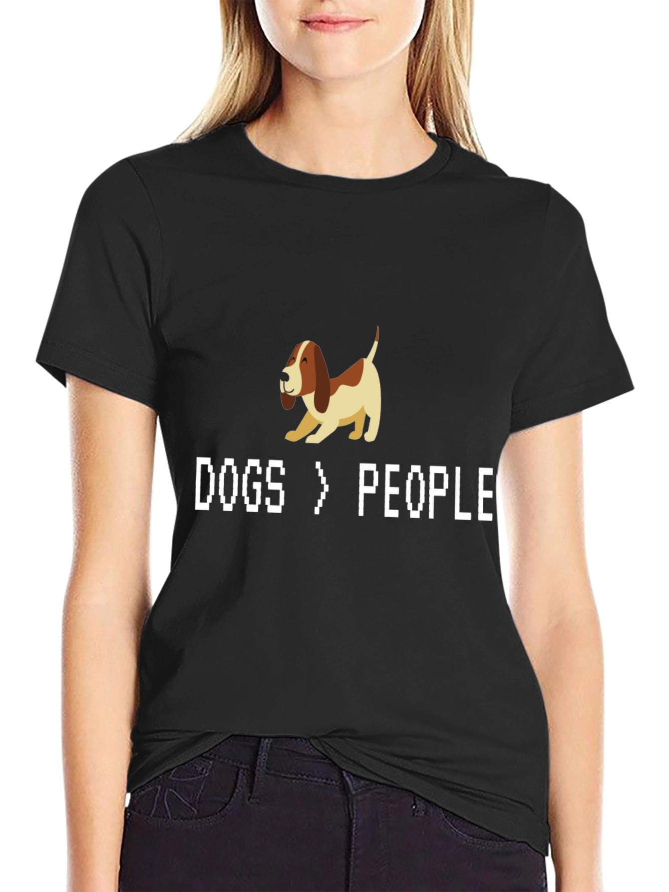 Dogs > People T-Shirt - Funny Dog Lover Tee