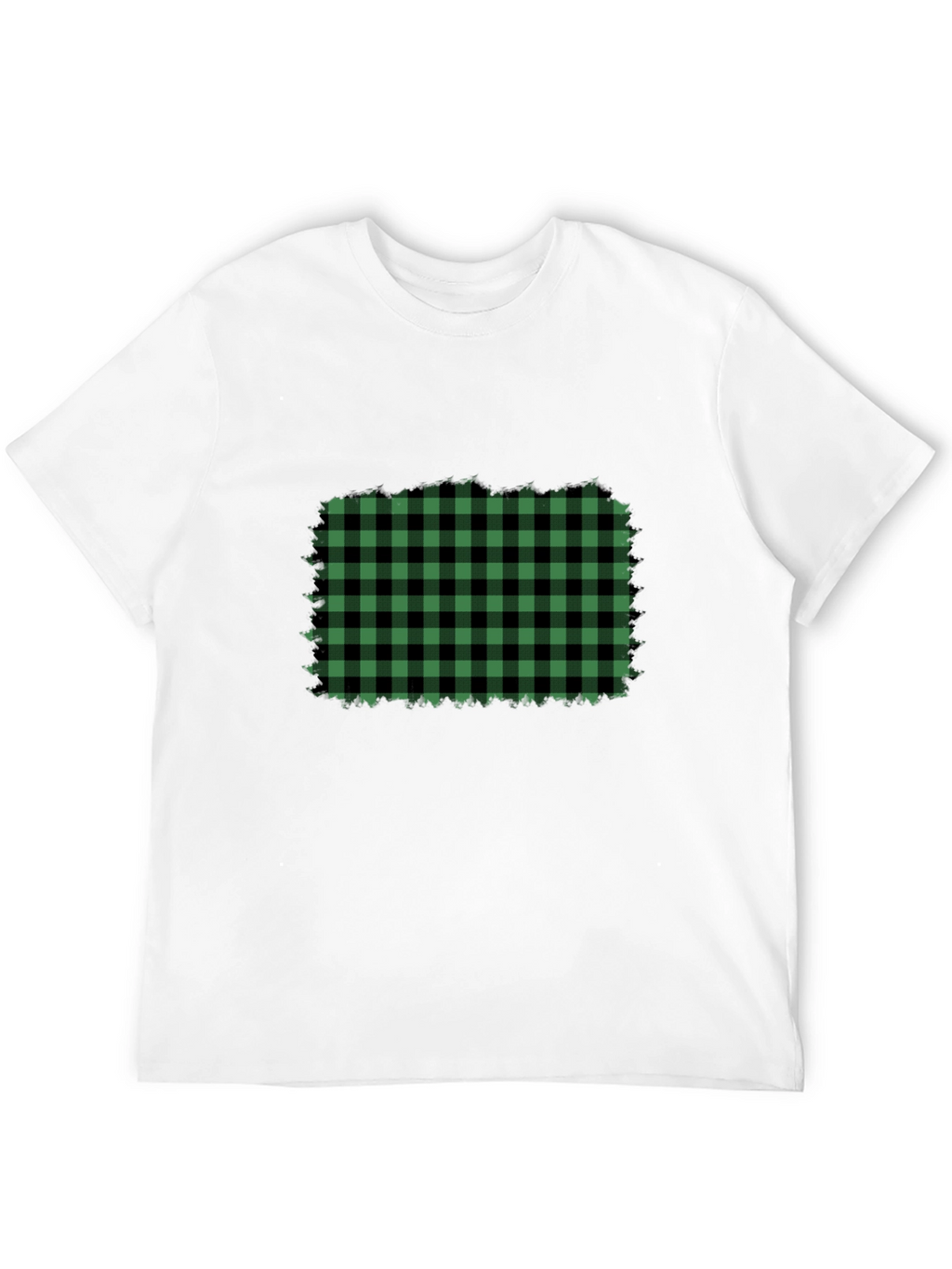 Buffalo Plaid Patch Graphic Tee